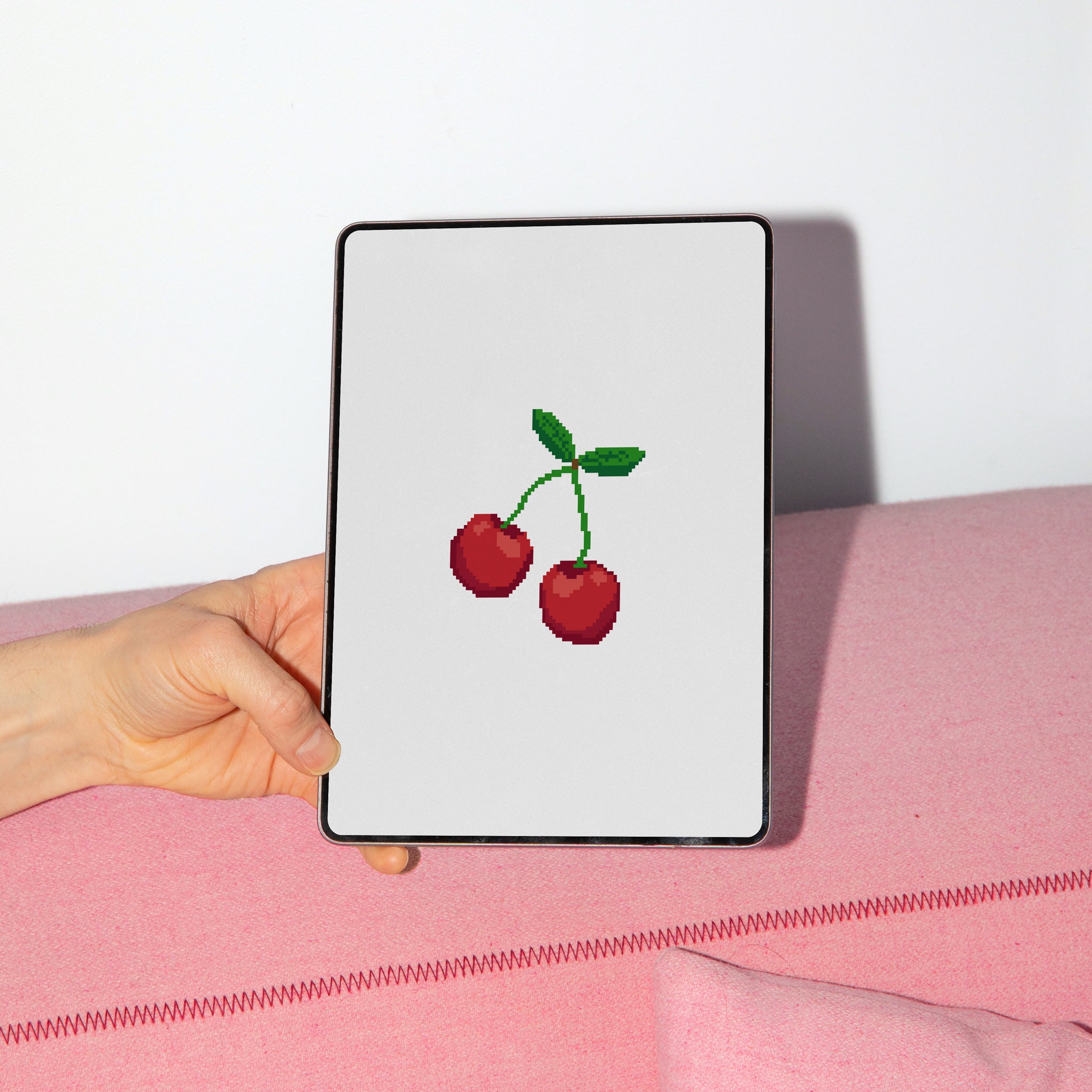cherryオーダーページ Cherries Digital Needlepoint Pattern PDF – What's the Stitch
