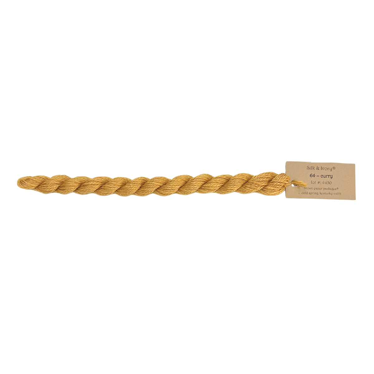 Silk & Ivory Thread - Curry