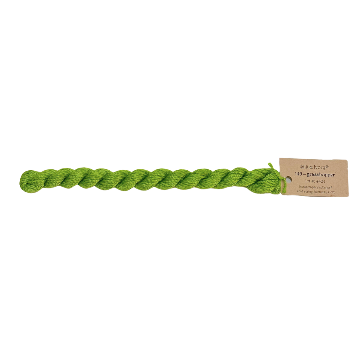 Silk & Ivory Thread - Grasshopper
