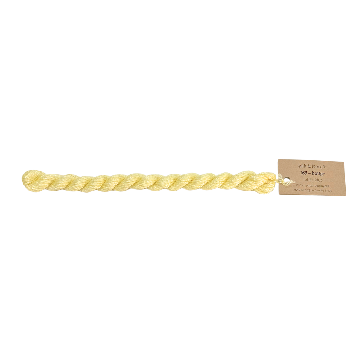 Silk & Ivory Thread - Butter