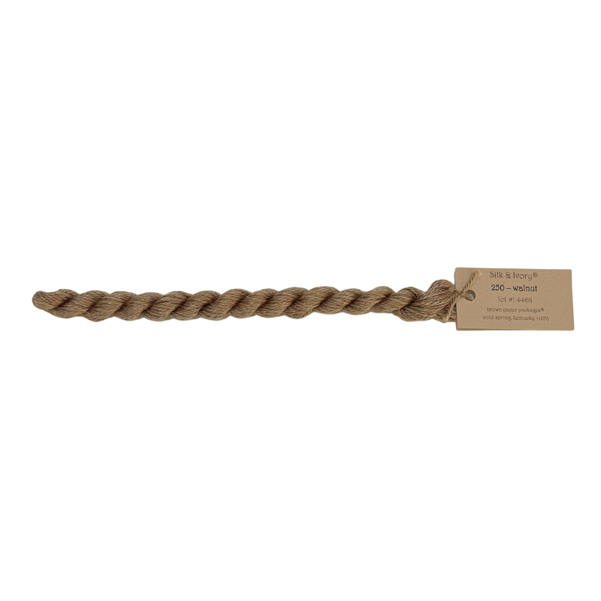 Silk & Ivory Thread - Walnut