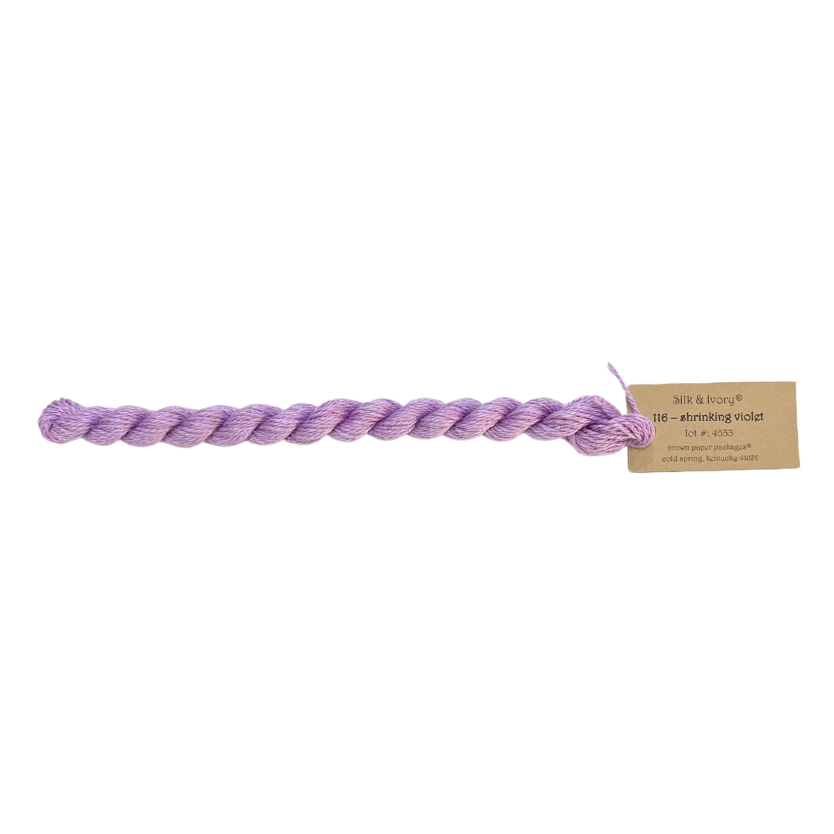 Silk & Ivory Thread - Shrinking Violet
