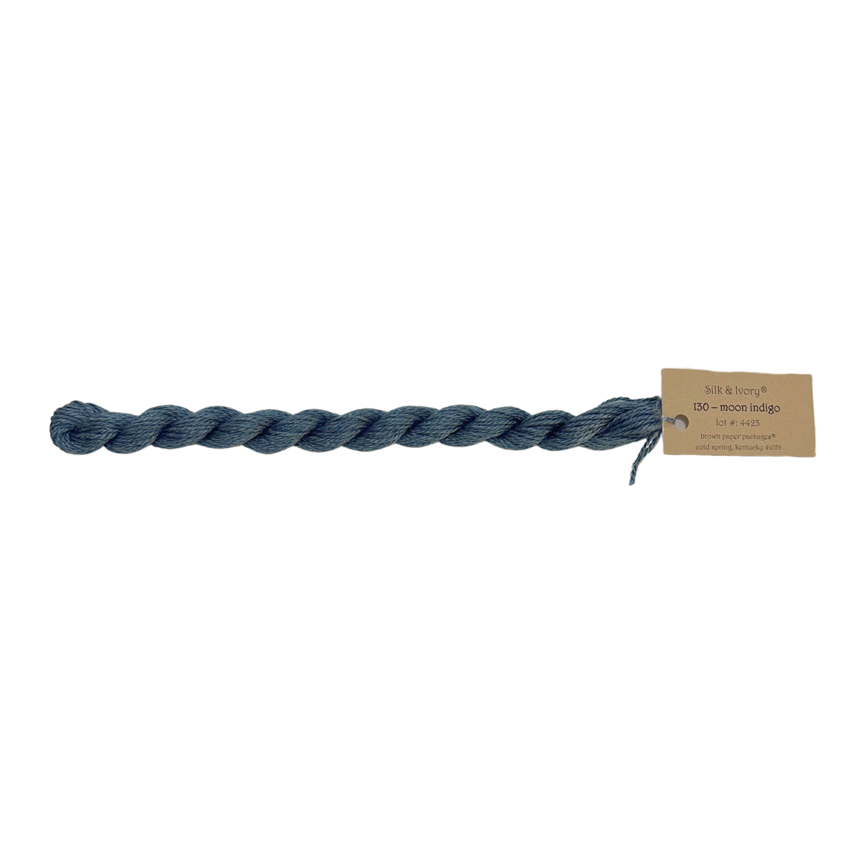 Silk & Ivory Thread - Moon Indigo