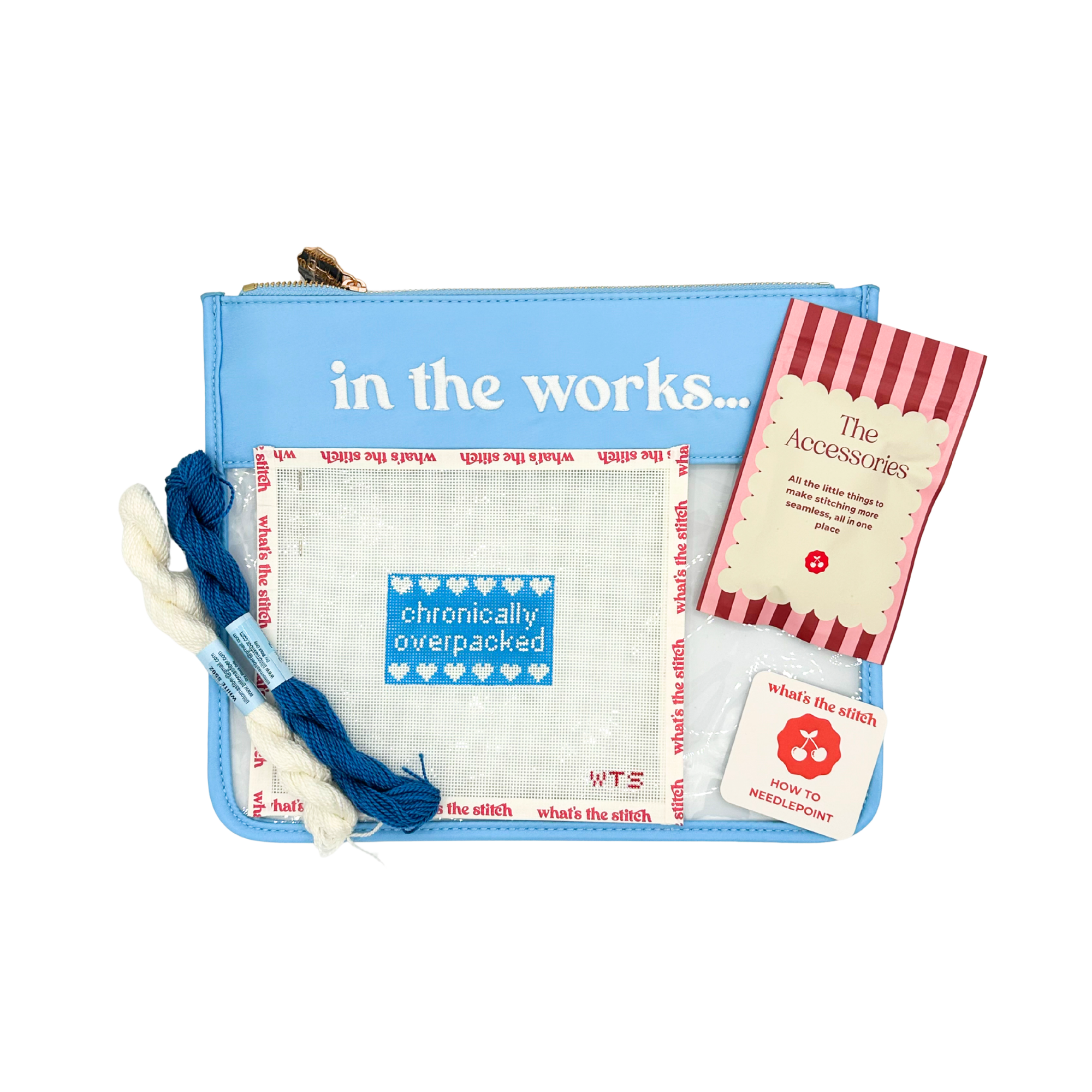 Chronically Overpacked Beginner Needlepoint Kit
