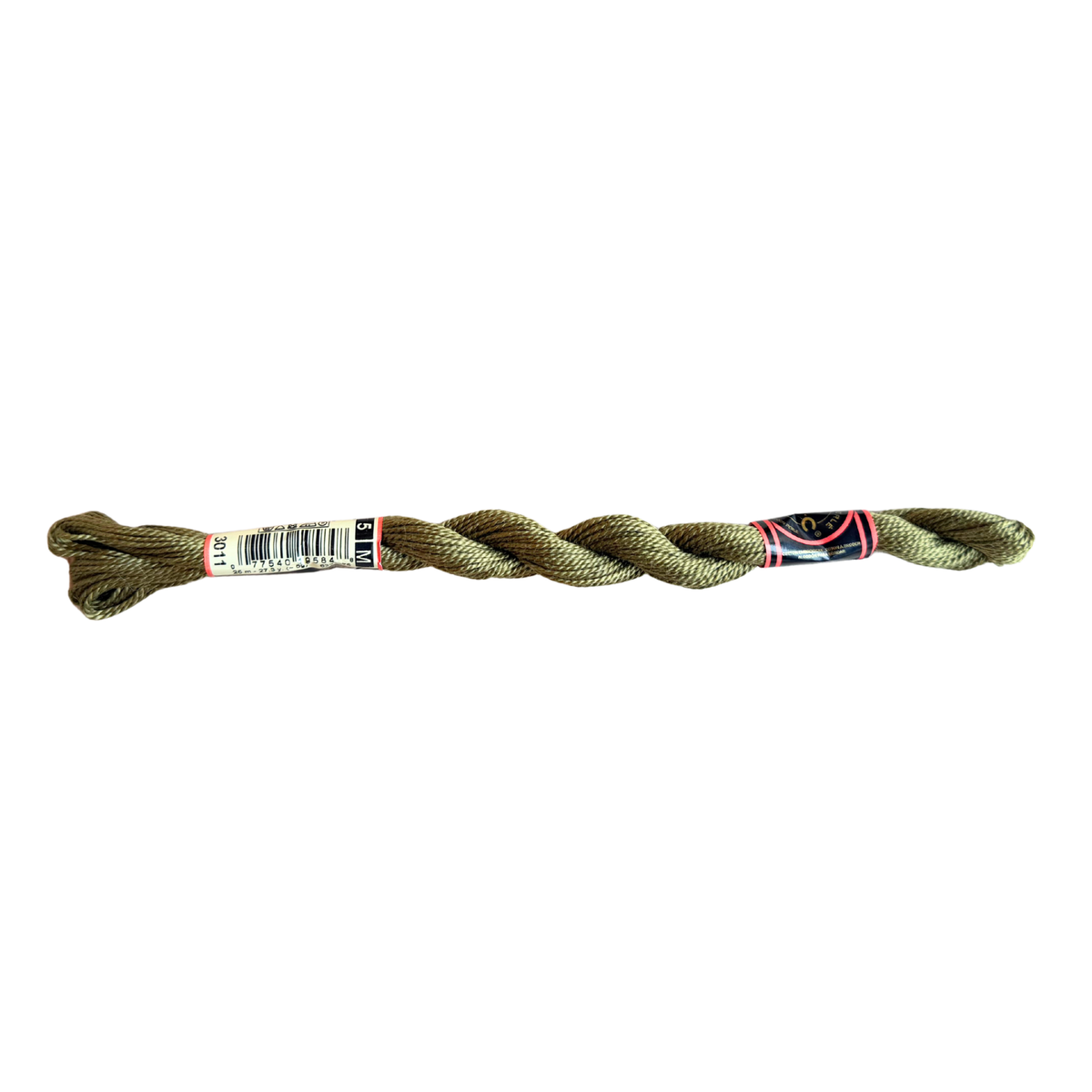 DMC 5 Pearl Cotton - Deep Olive #3011
