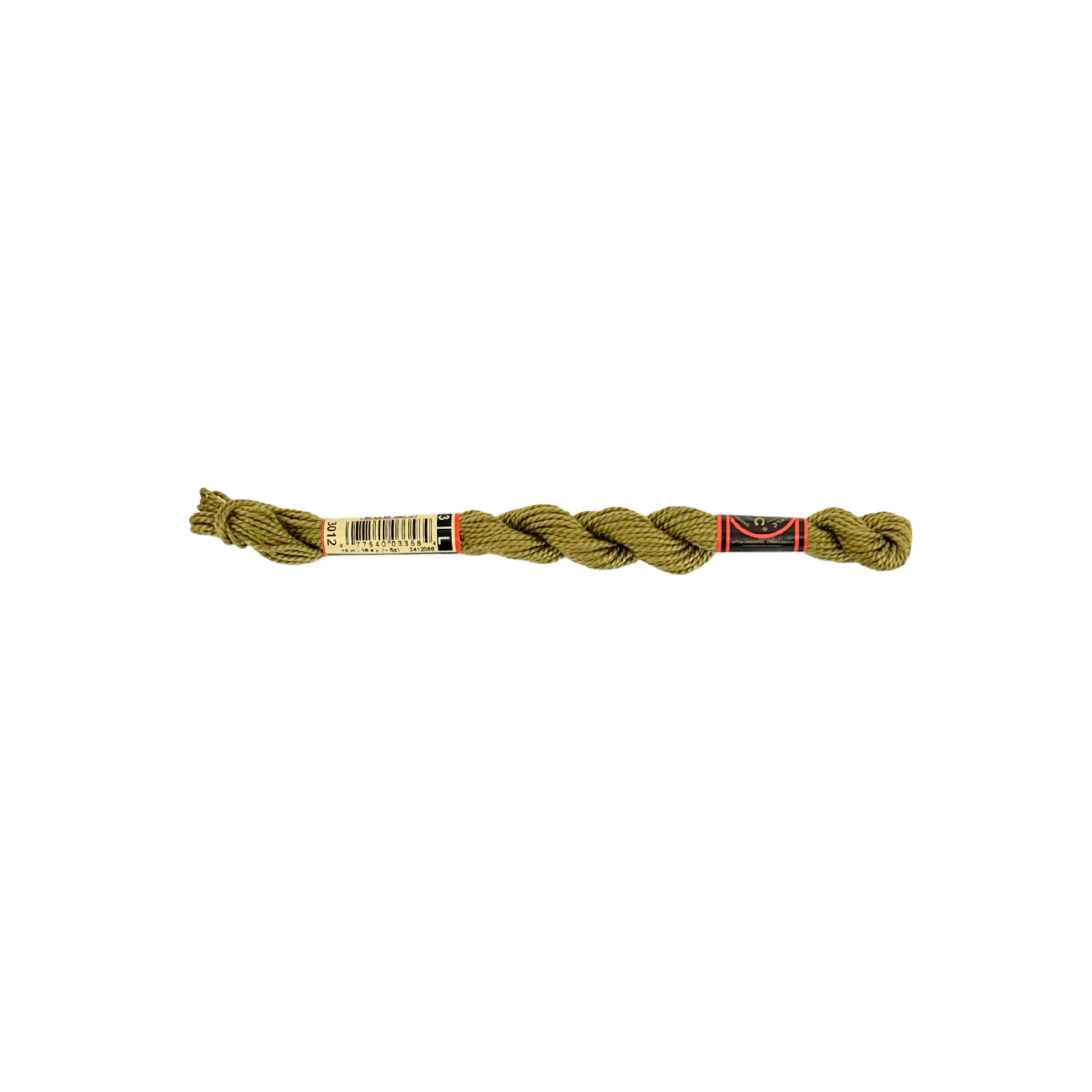 DMC 3 Pearl Cotton - Dried Moss #3012