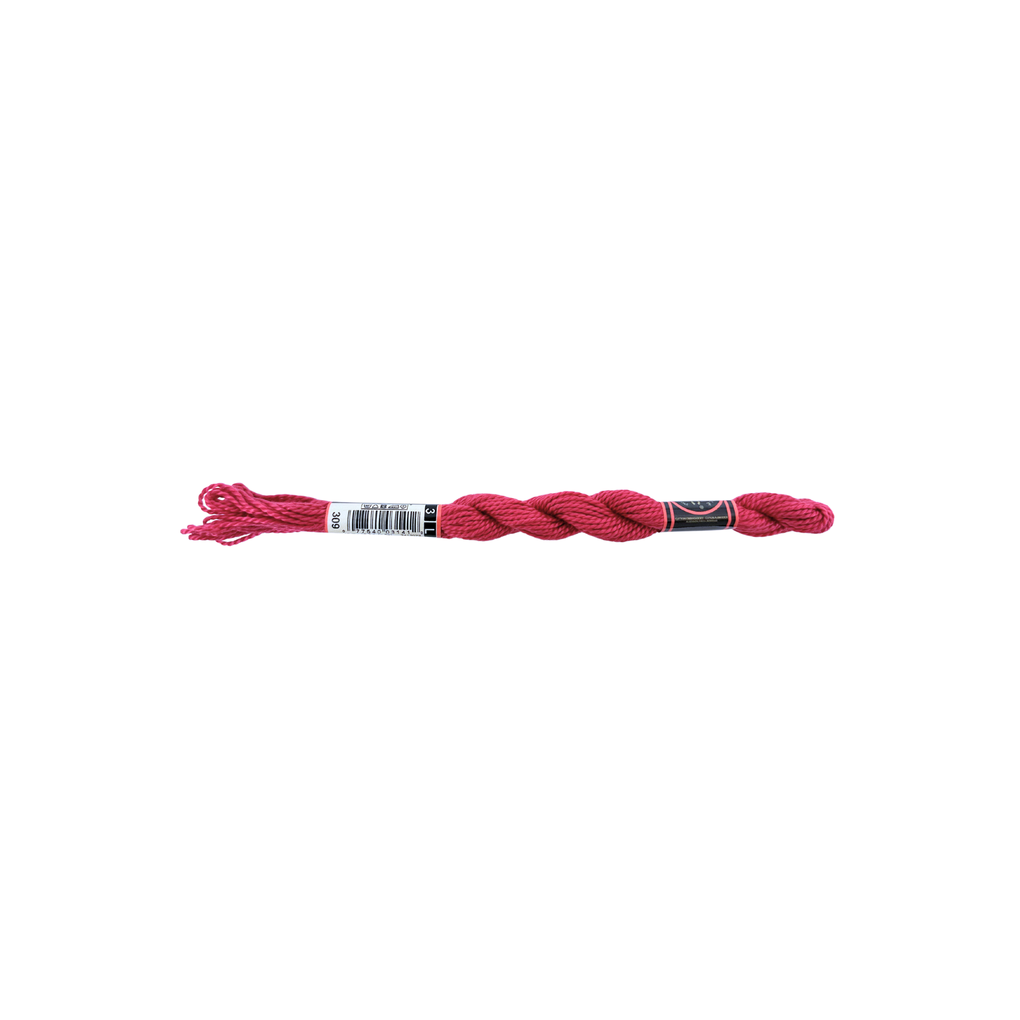 DMC 3 Pearl Cotton - Crushed Raspberry #309