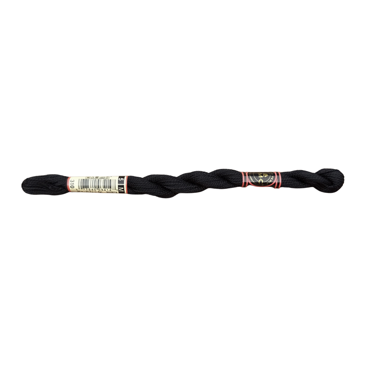 DMC 5 Pearl Cotton - Black #310
