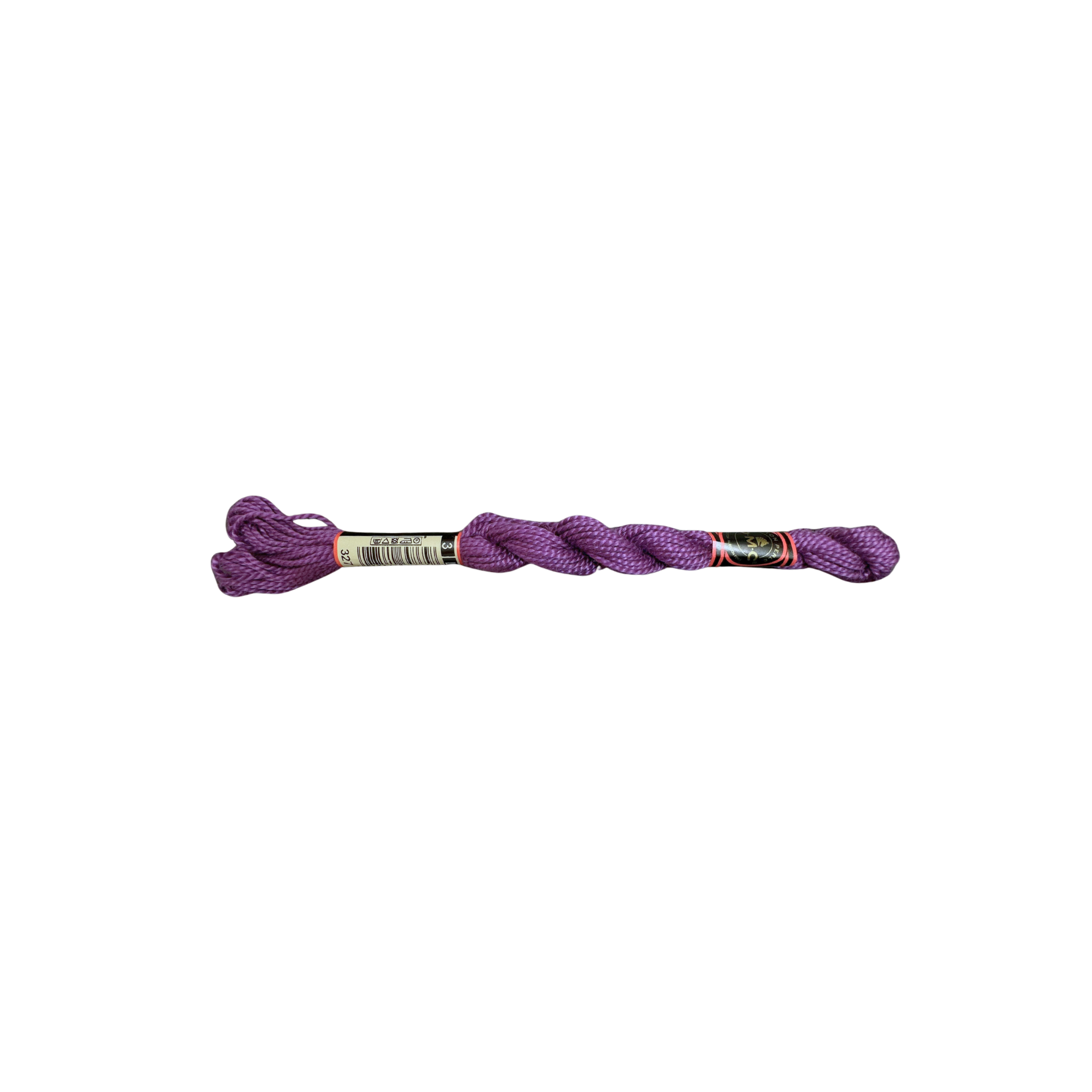 DMC 3 Pearl Cotton - Dark Purple #327