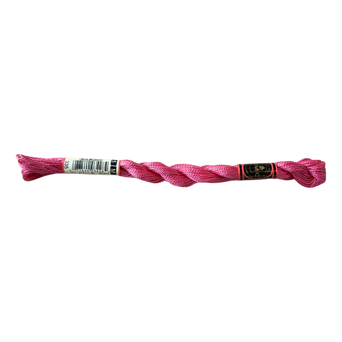 DMC 5 Pearl Cotton - Dark Pink #335