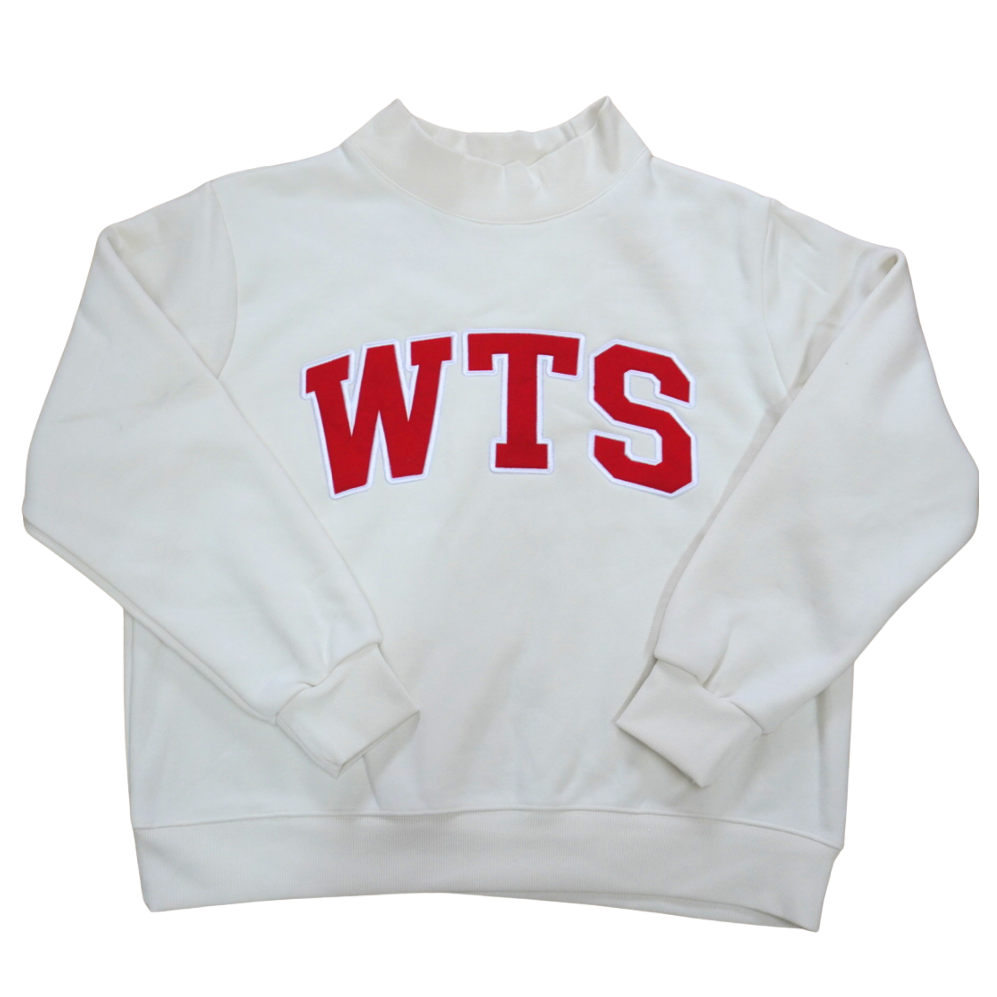 Cream Mockneck Pullover