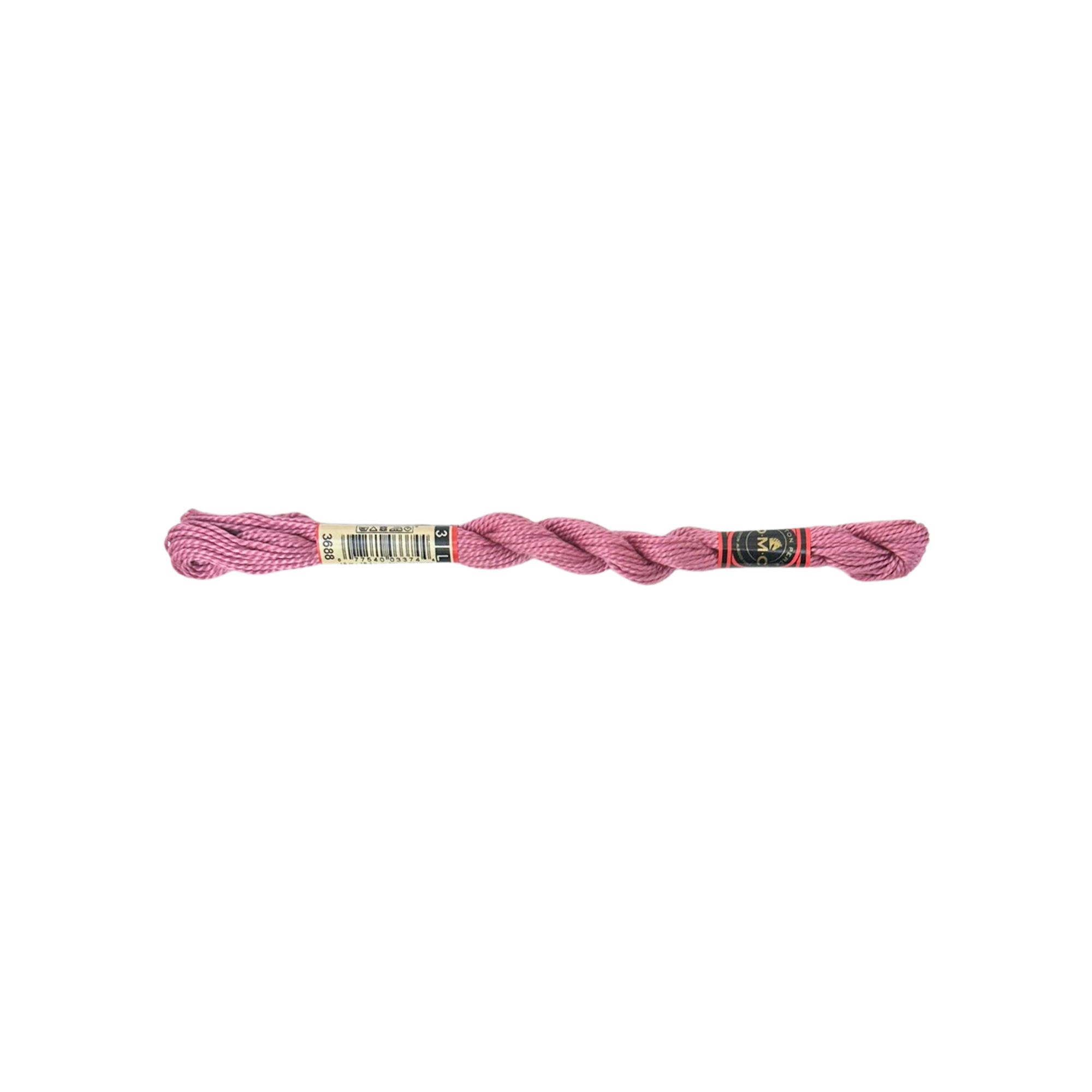 DMC 3 Pearl Cotton - Pink Lupine #3688