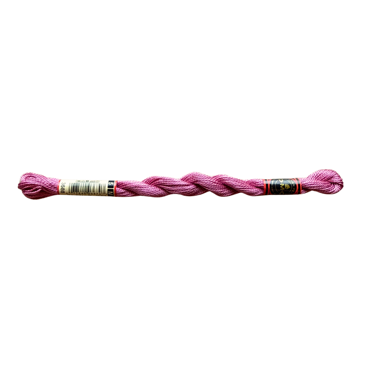 DMC 5 Pearl Cotton - Pink Lupine #3688