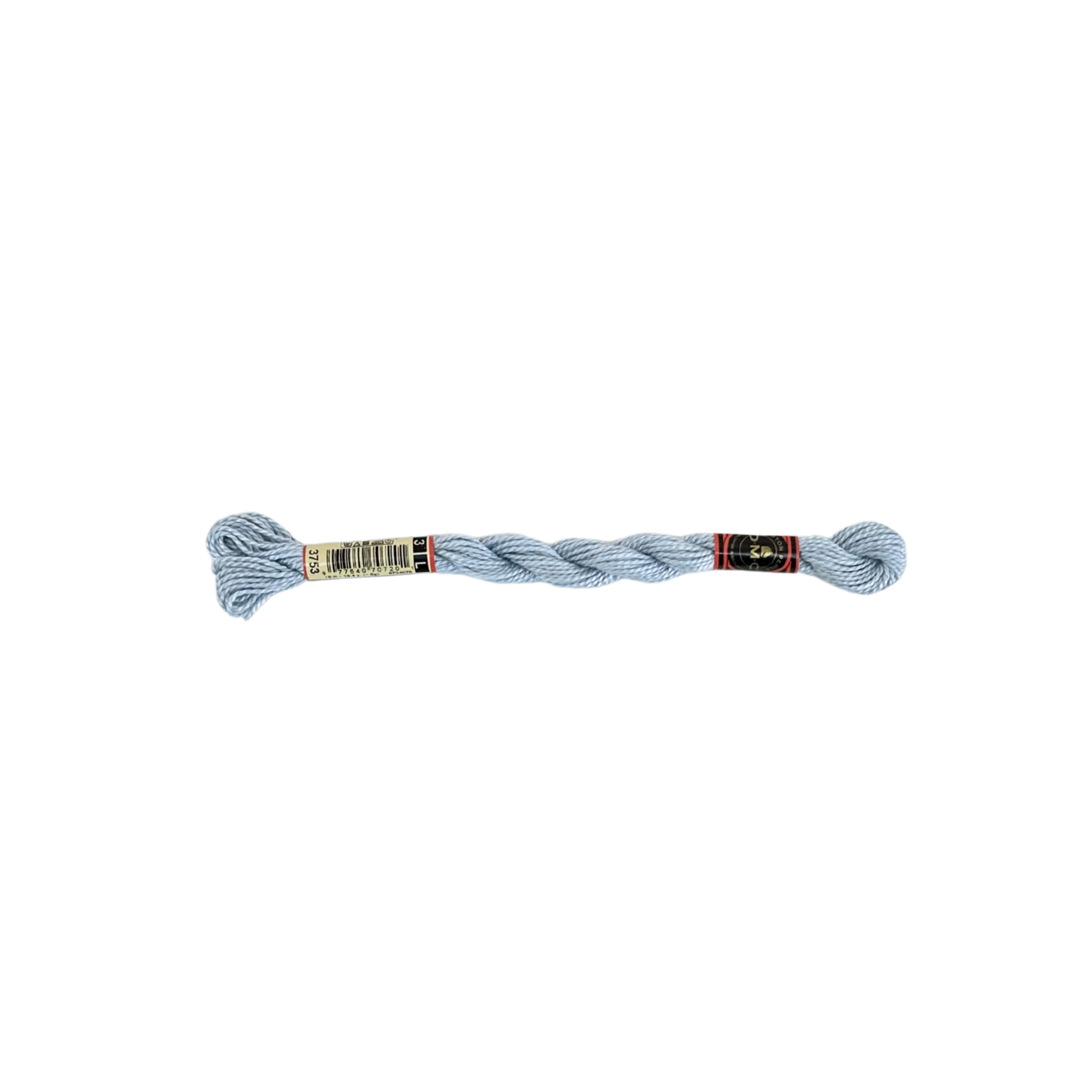 DMC 3 Pearl Cotton - Moonlight Blue #3753