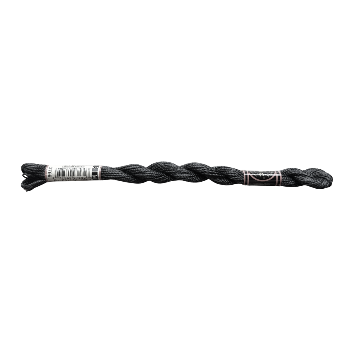 DMC 5 Pearl Cotton - Anthracite #3799