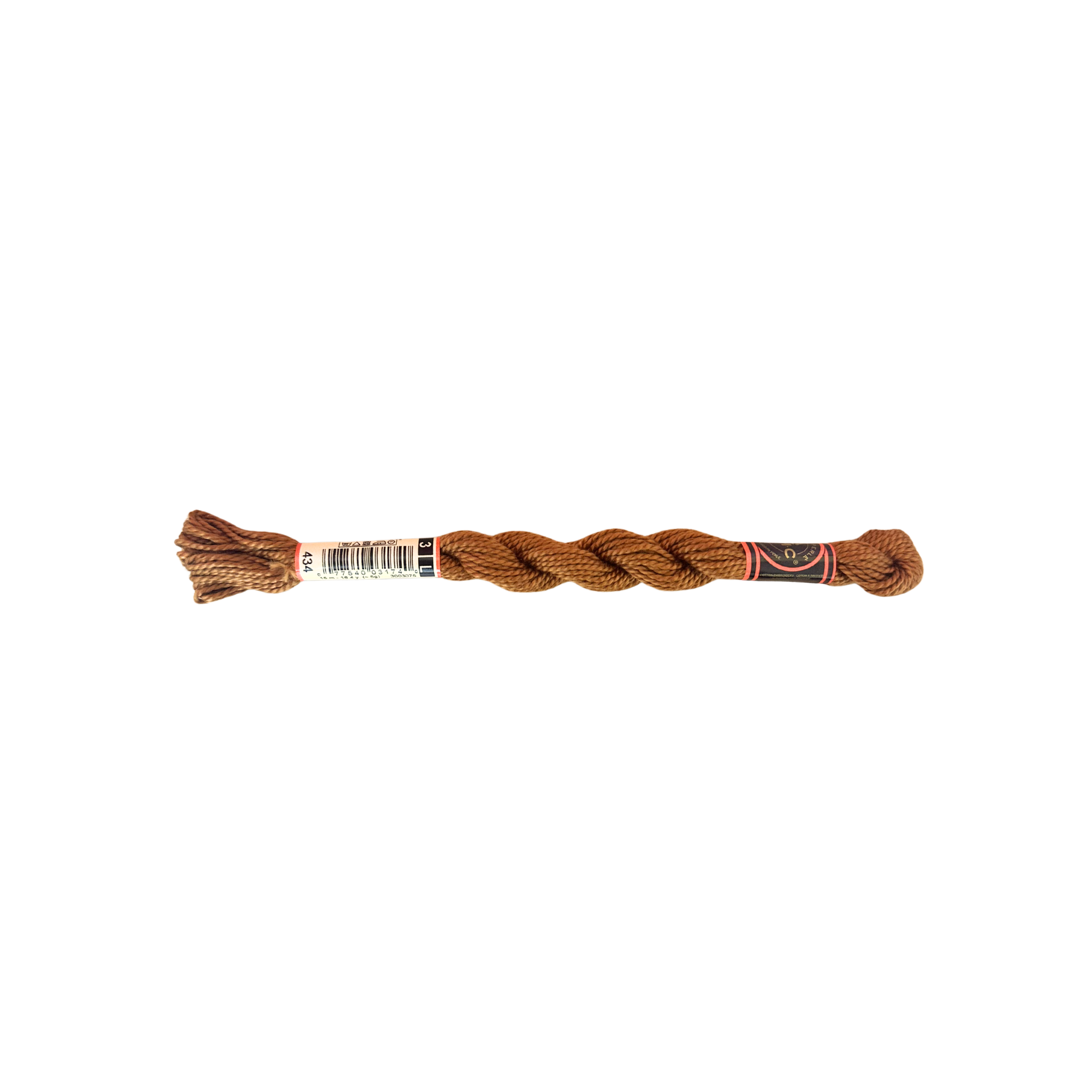 DMC 3 Pearl Cotton - Cigar Brown #434