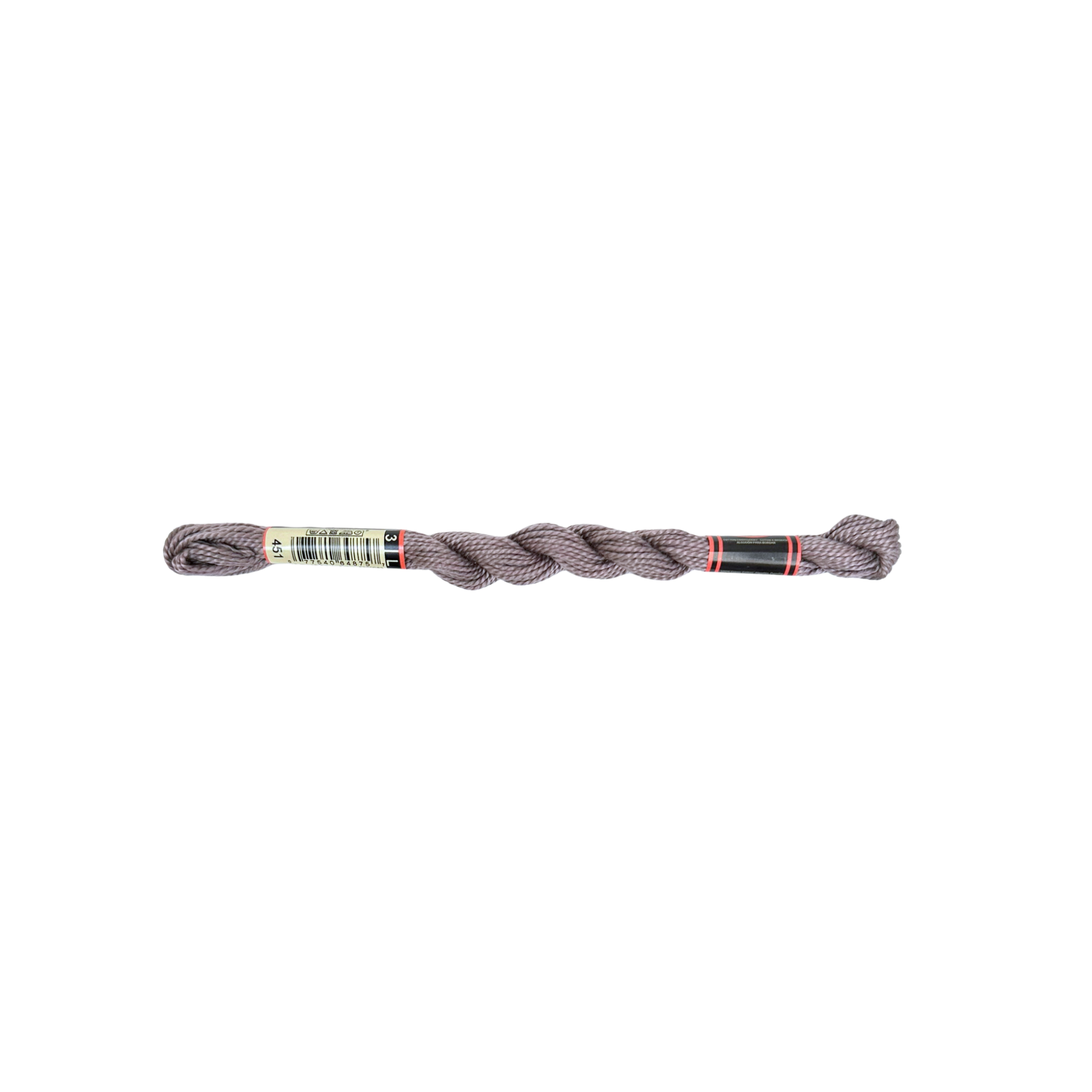 DMC 3 Pearl Cotton - Little Gray #451