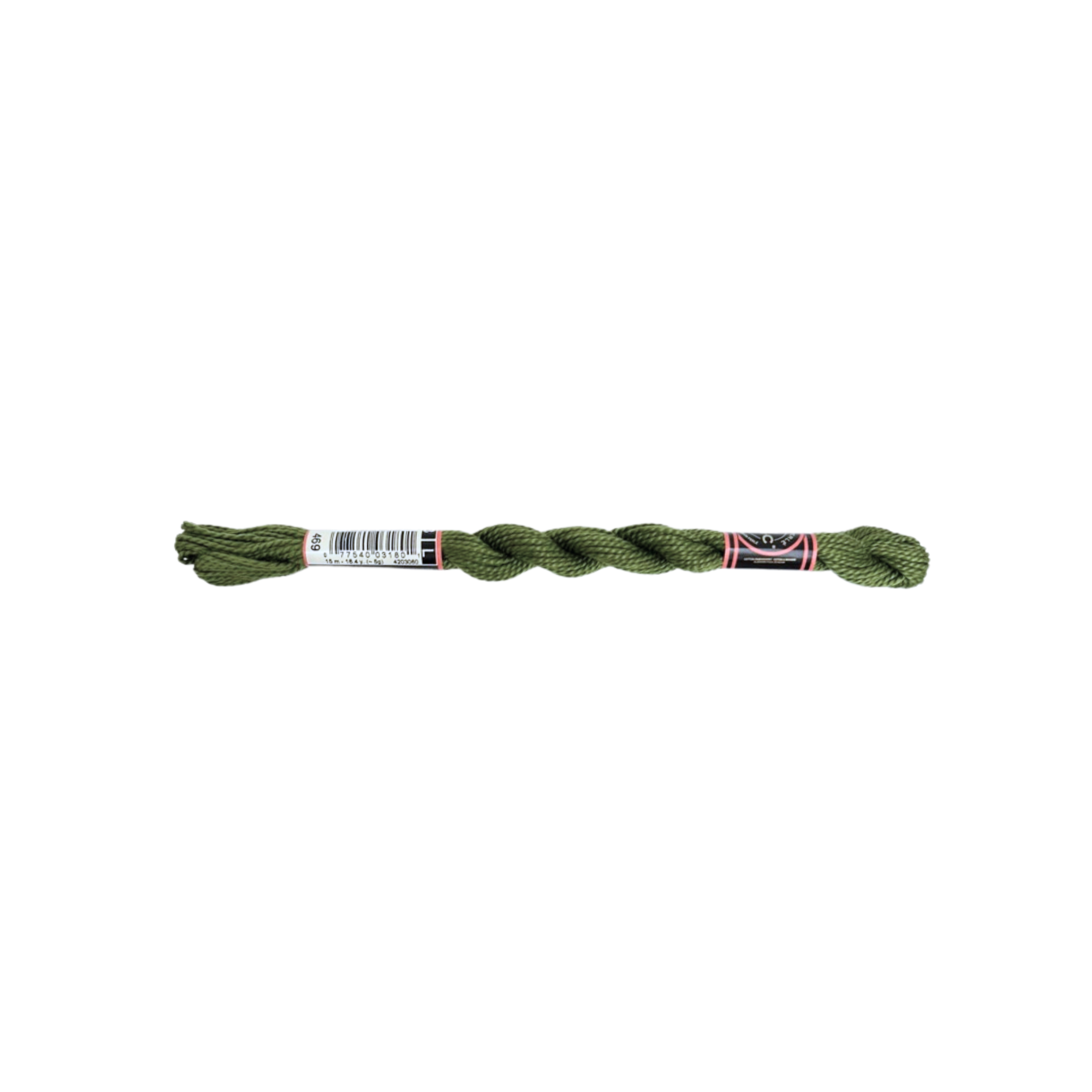 DMC 3 Pearl Cotton - Golden Moss Green #469