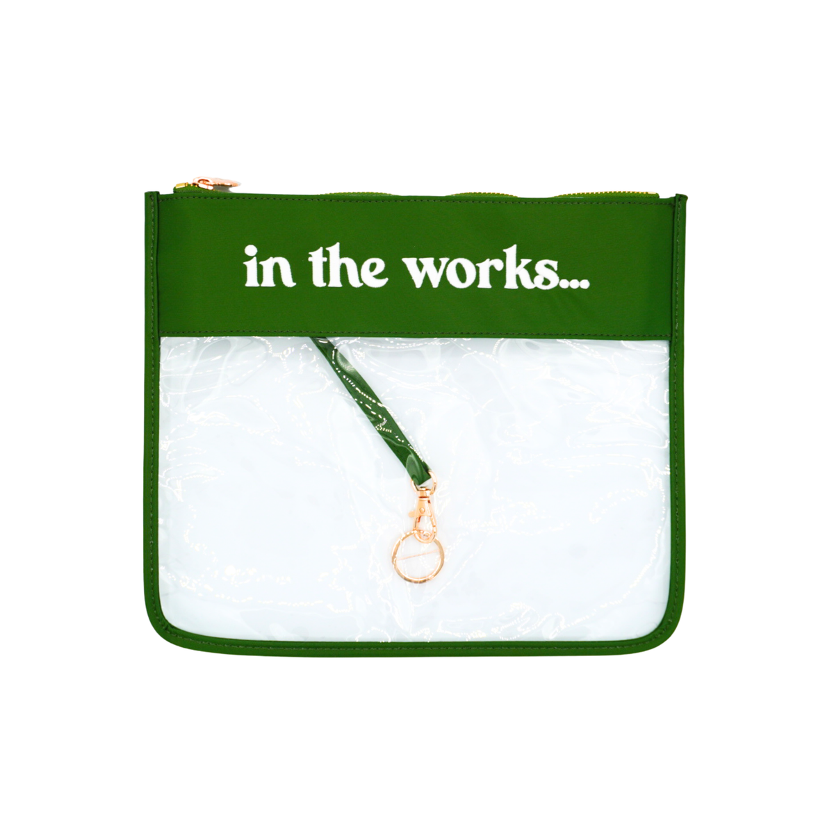 Tiny In the Works Project Bag - Olive
