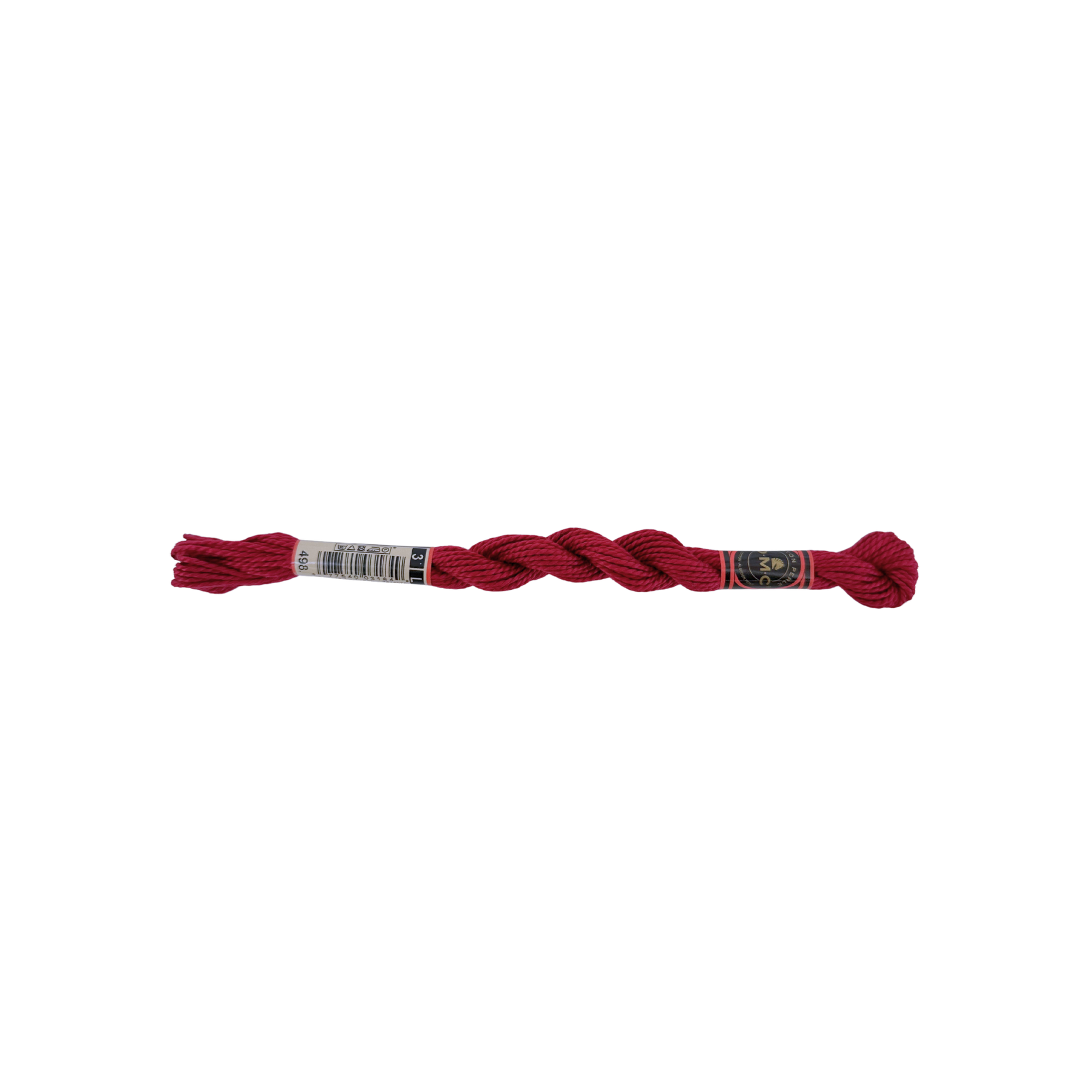 DMC 3 Pearl Cotton - Red Kiss #498