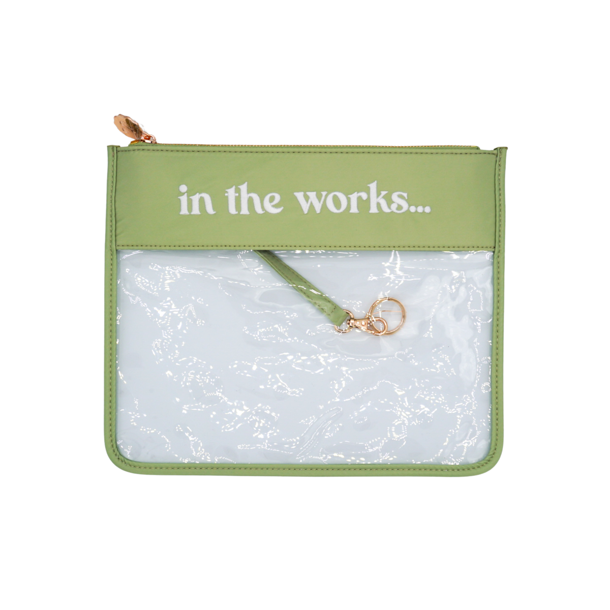 Tiny In the Works Project Bag - Sage