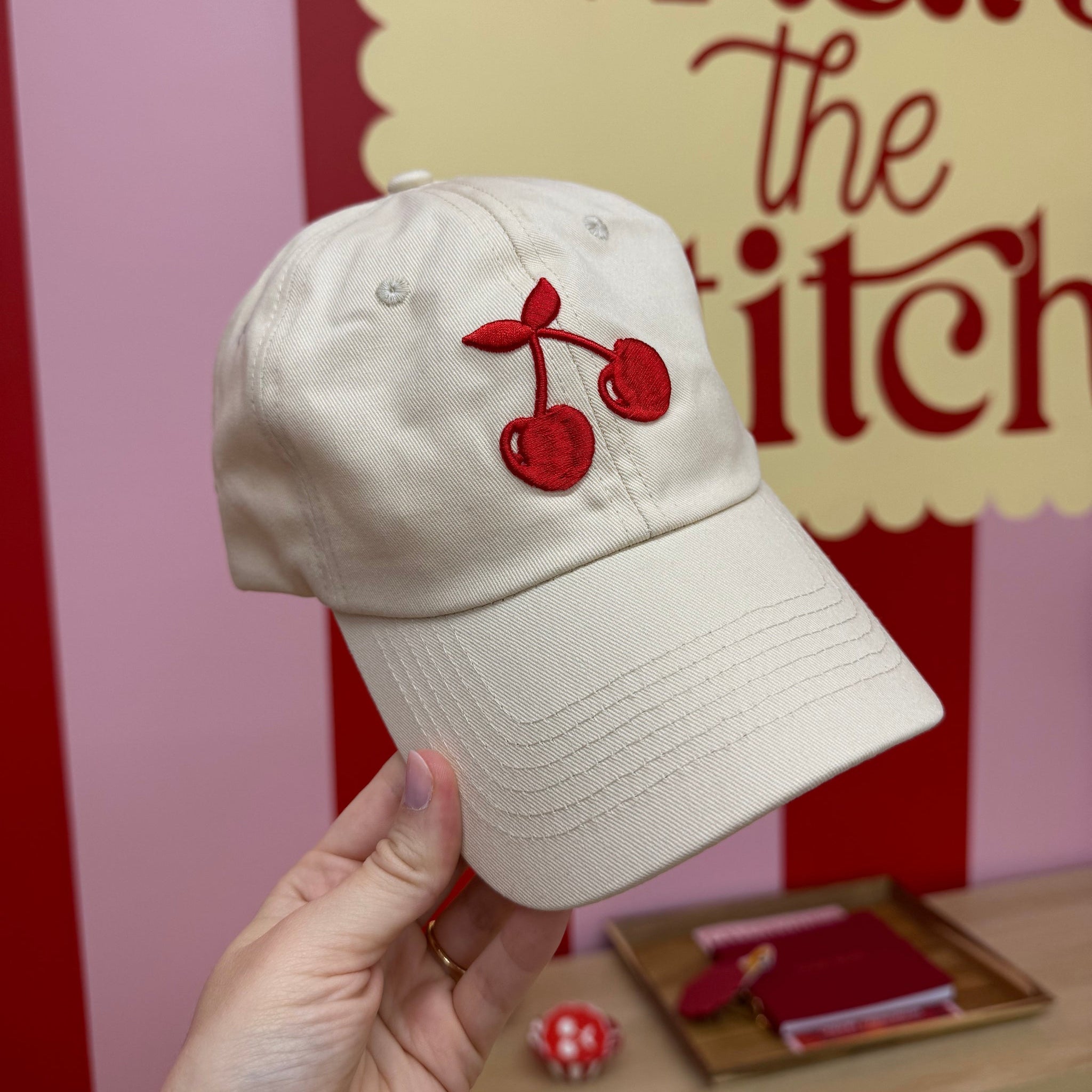Cherry Baseball Hat
