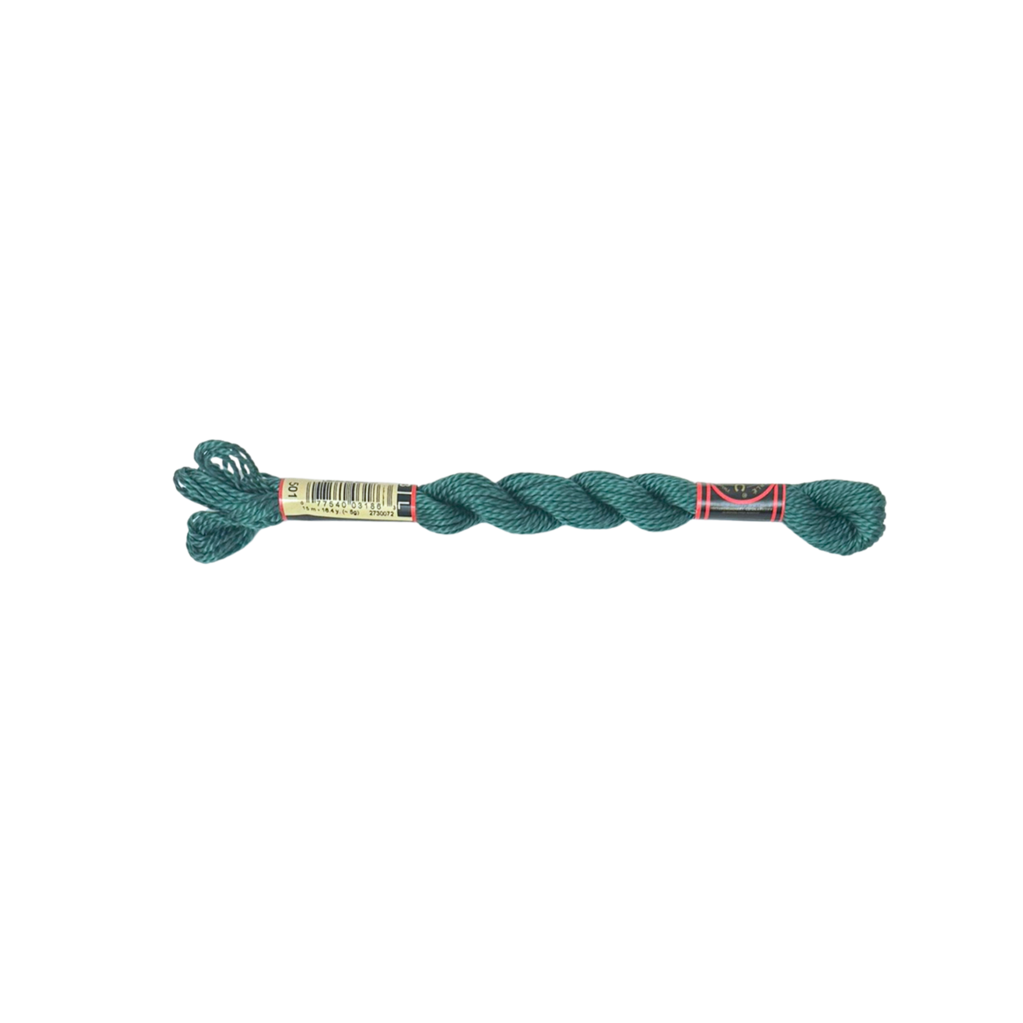 DMC 3 Pearl Cotton - Pond Green #501