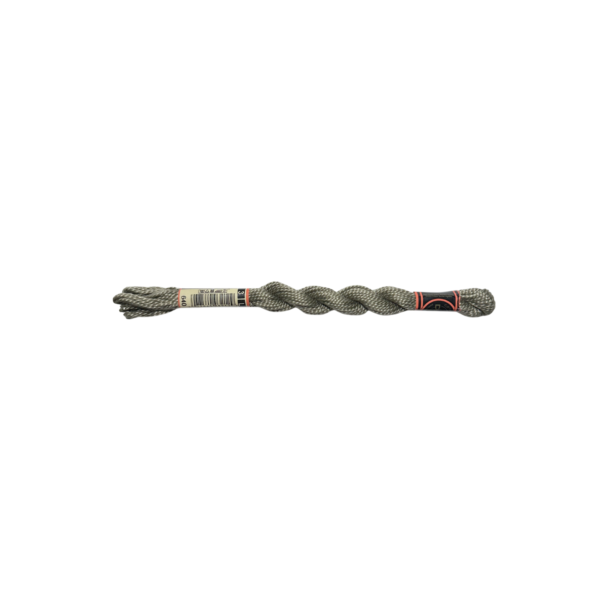 DMC 3 Pearl Cotton - Grey Cobblestone #640