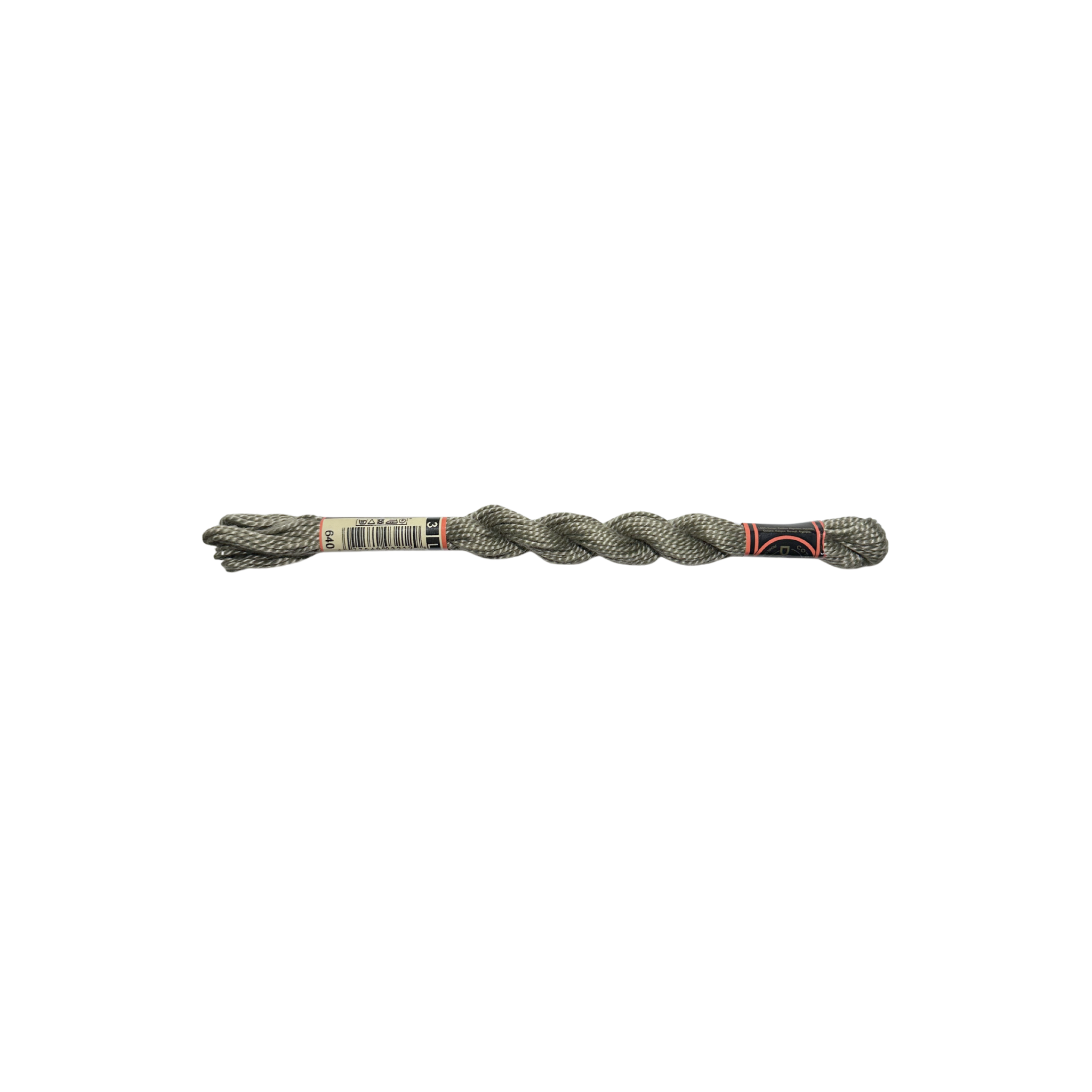 DMC 3 Pearl Cotton - Grey Cobblestone #640
