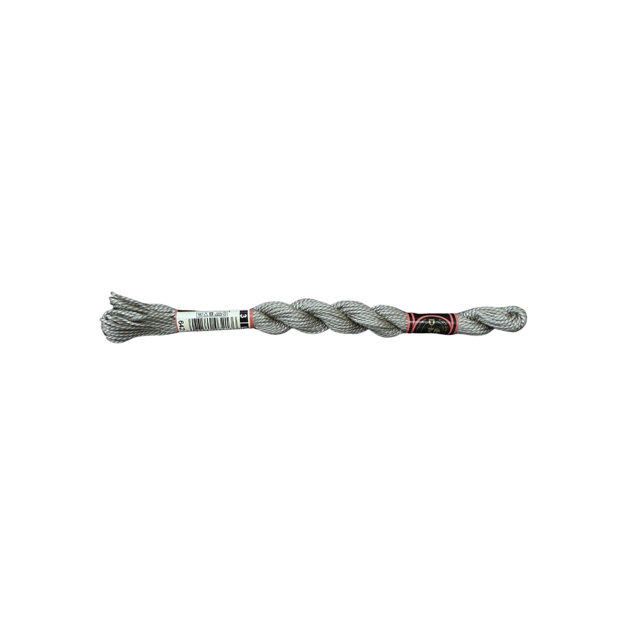 DMC 3 Pearl Cotton - Umbra grey #642