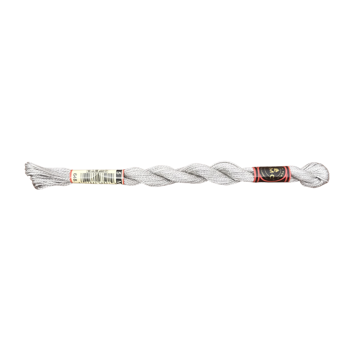 DMC 5 Pearl Cotton - White Pepper #648
