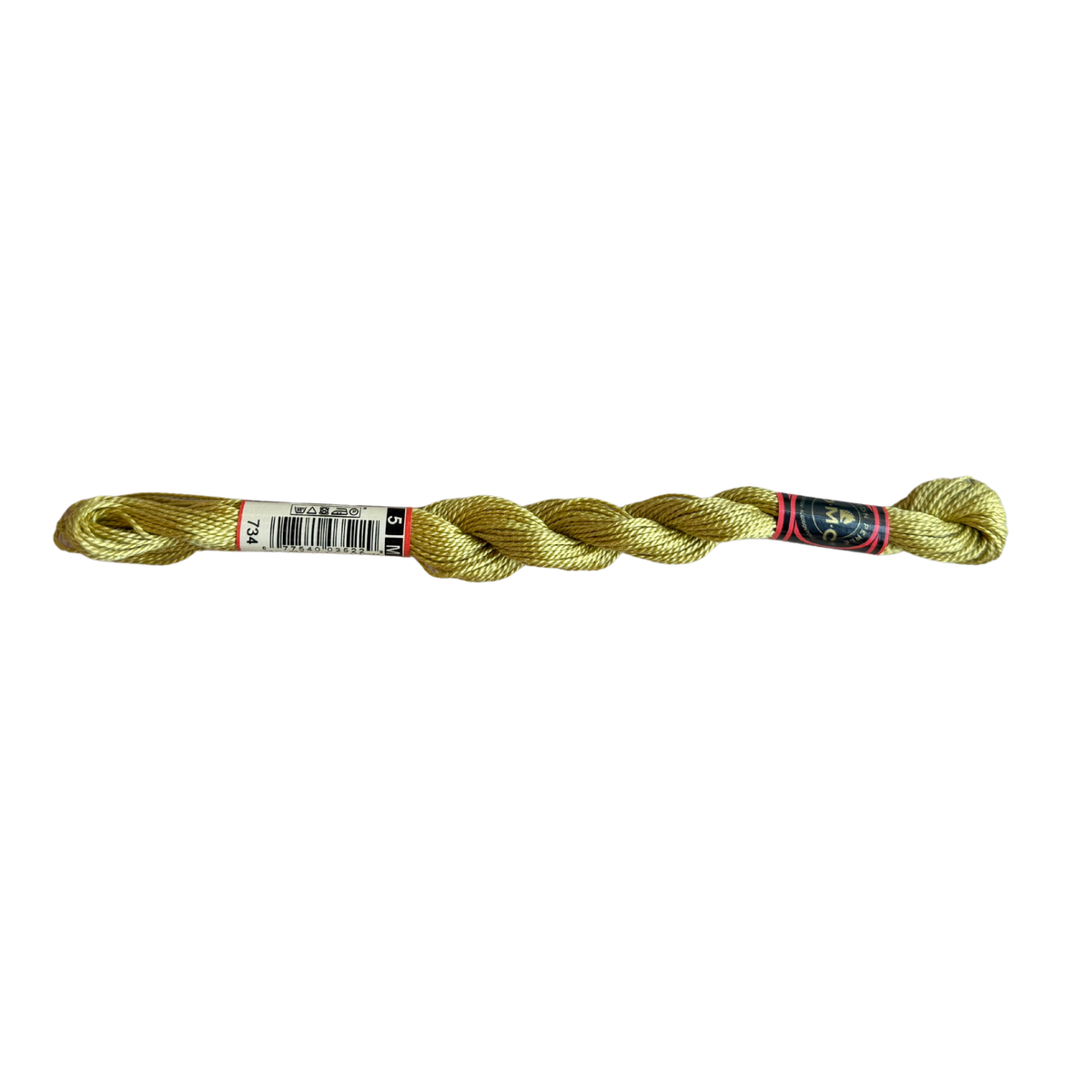 DMC 5 Pearl Cotton - Broken Olive #734