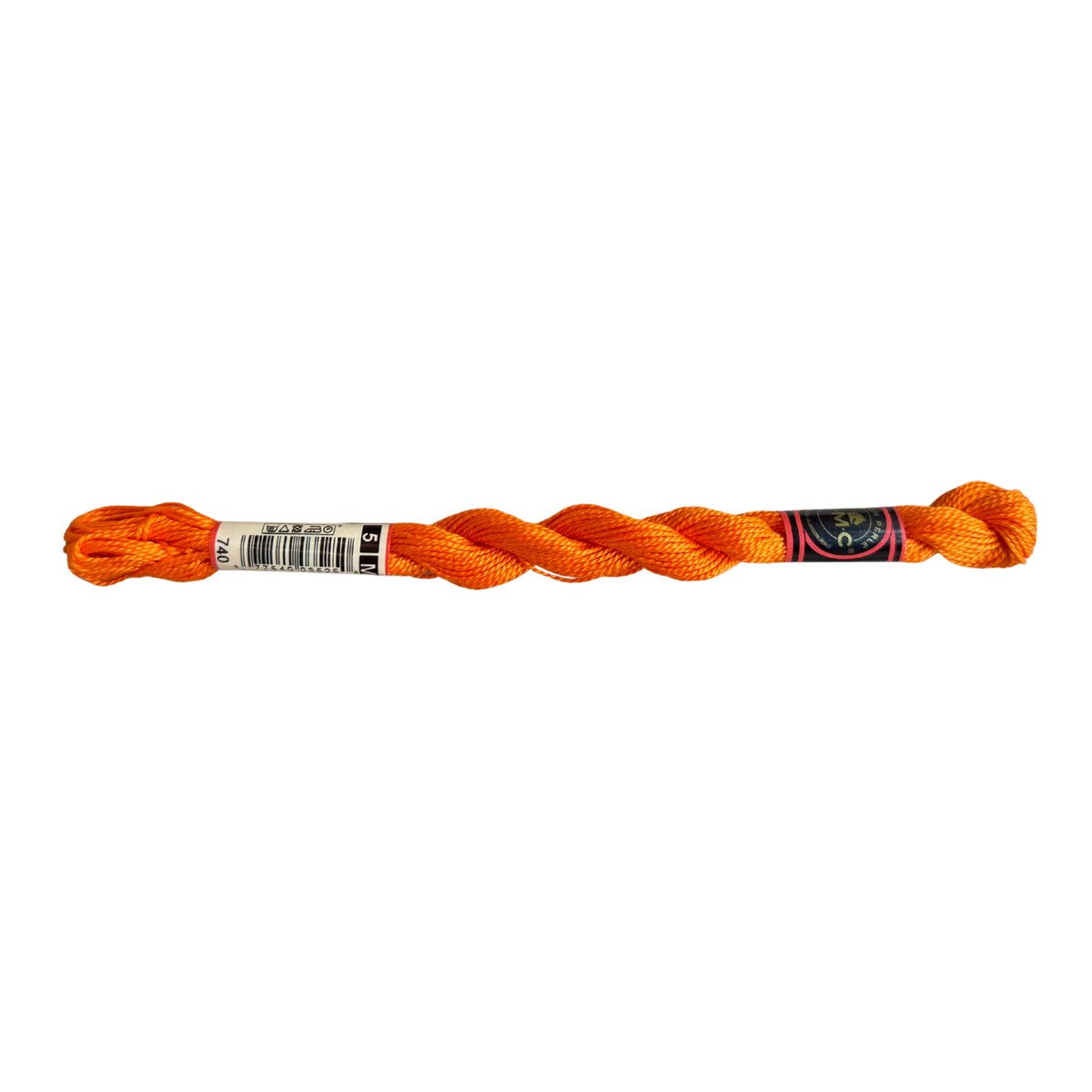 DMC 5 Pearl Cotton - Tangerine #740