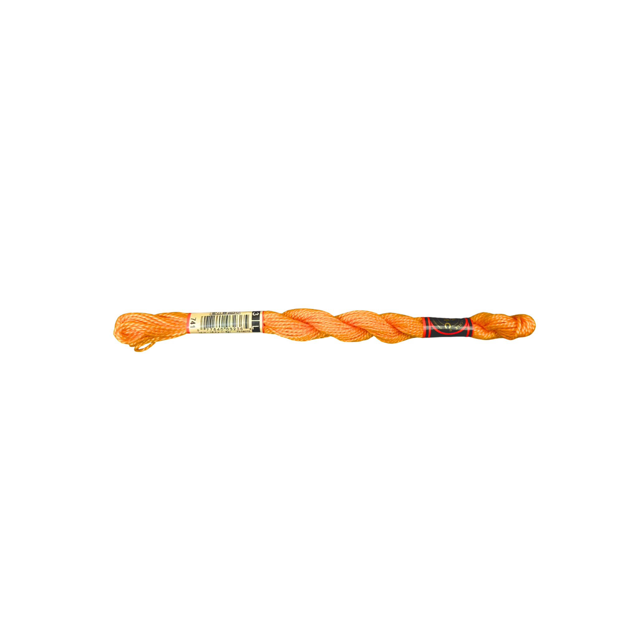 DMC 3 Pearl Cotton - Mandarin #741