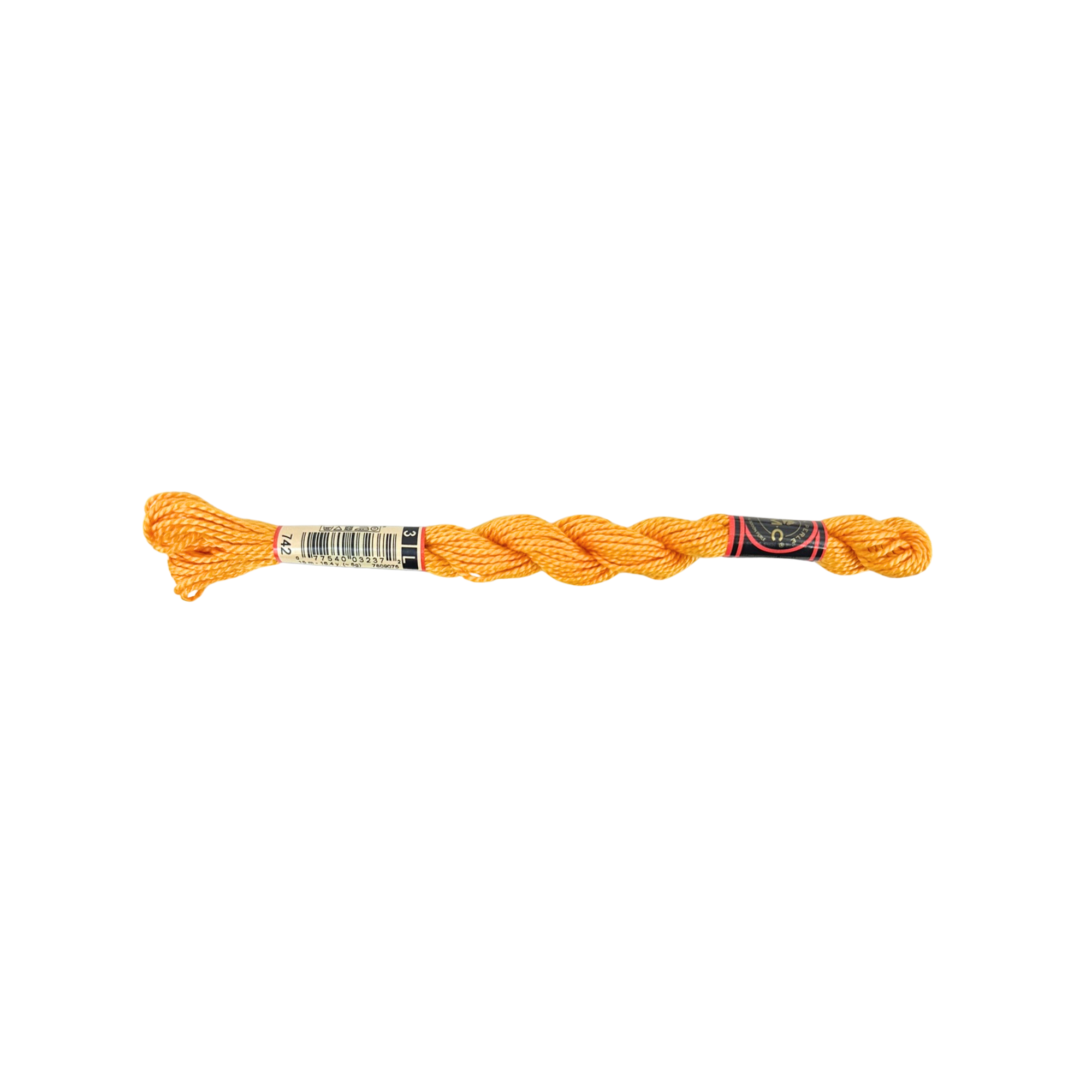 DMC 3 Pearl Cotton - Clementine #742