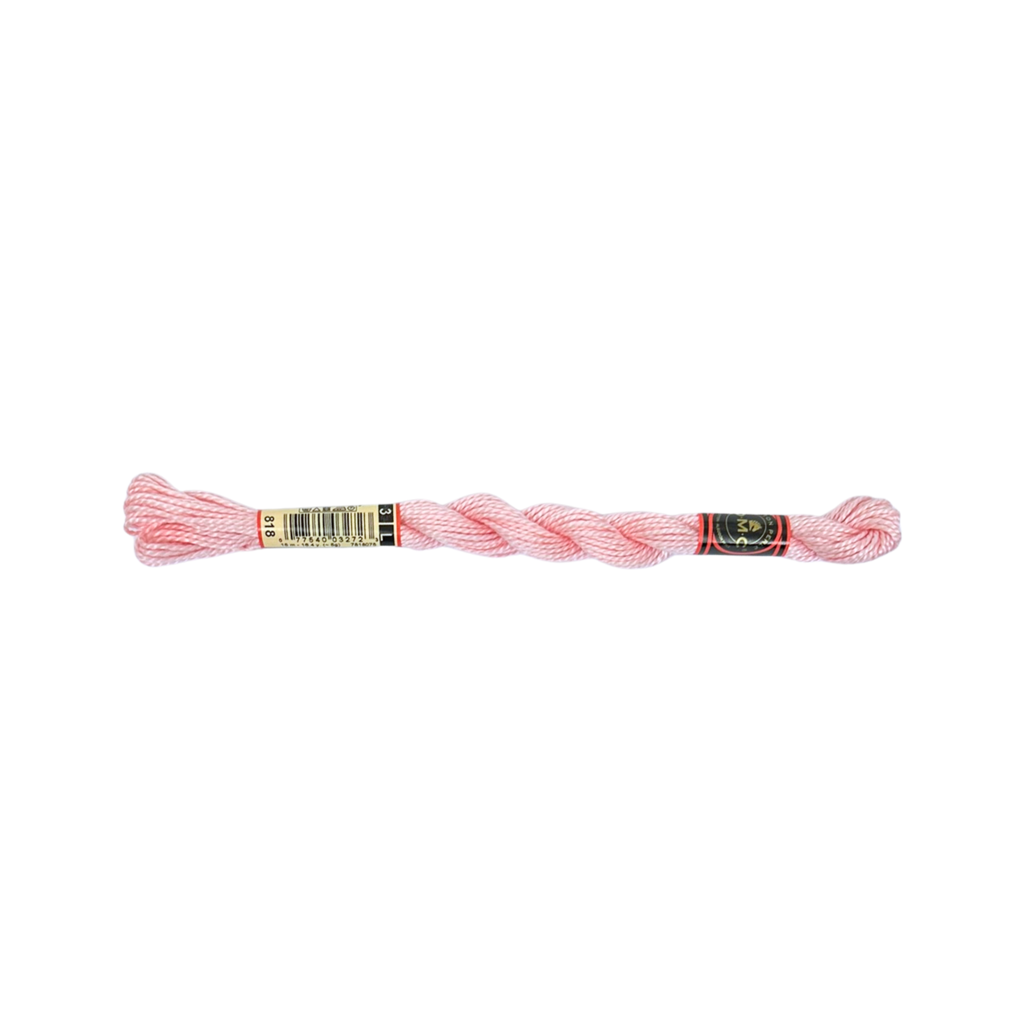 DMC 3 Pearl Cotton - Pearlescent Powder Pink #818