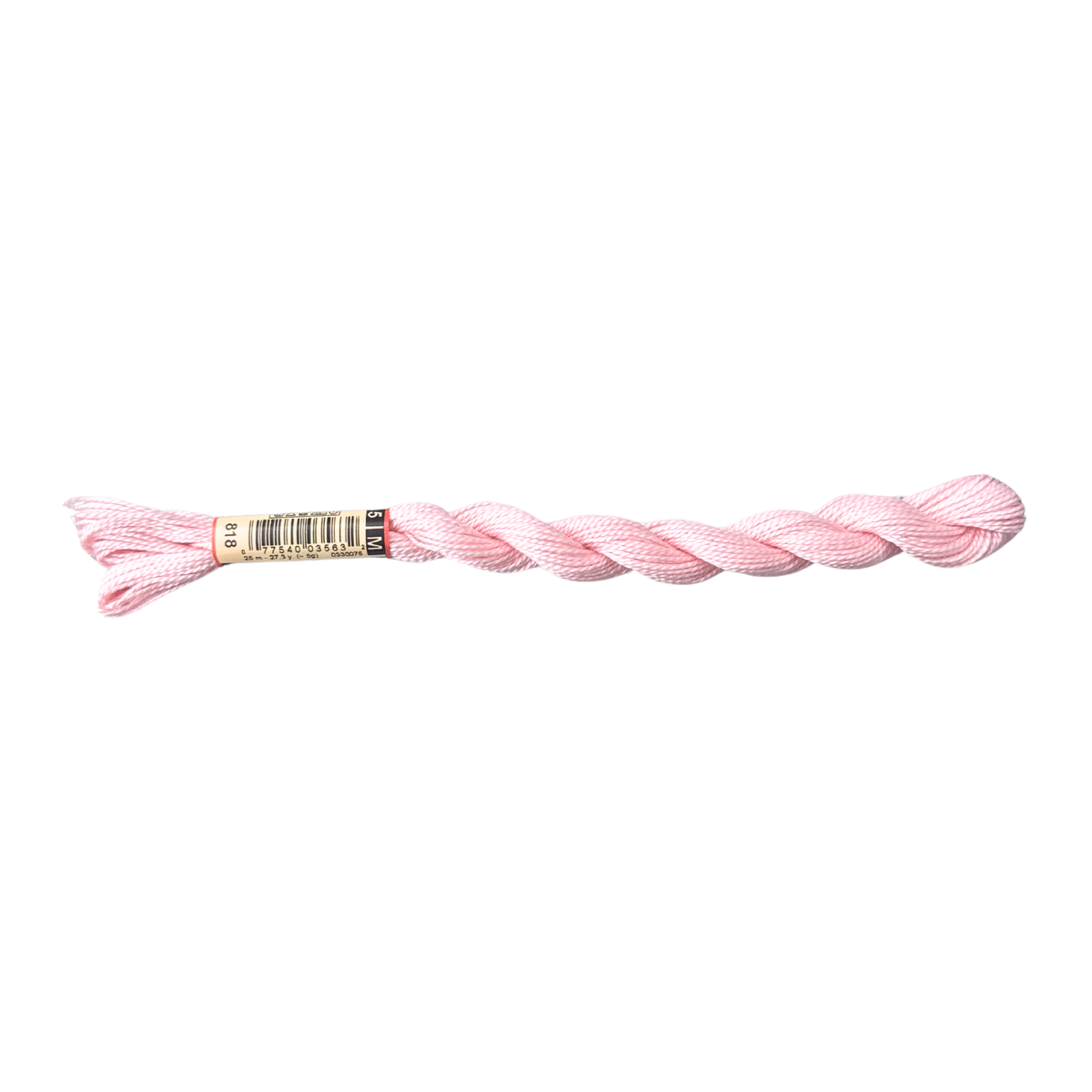 DMC 5 Pearl Cotton - Powder Pink #818