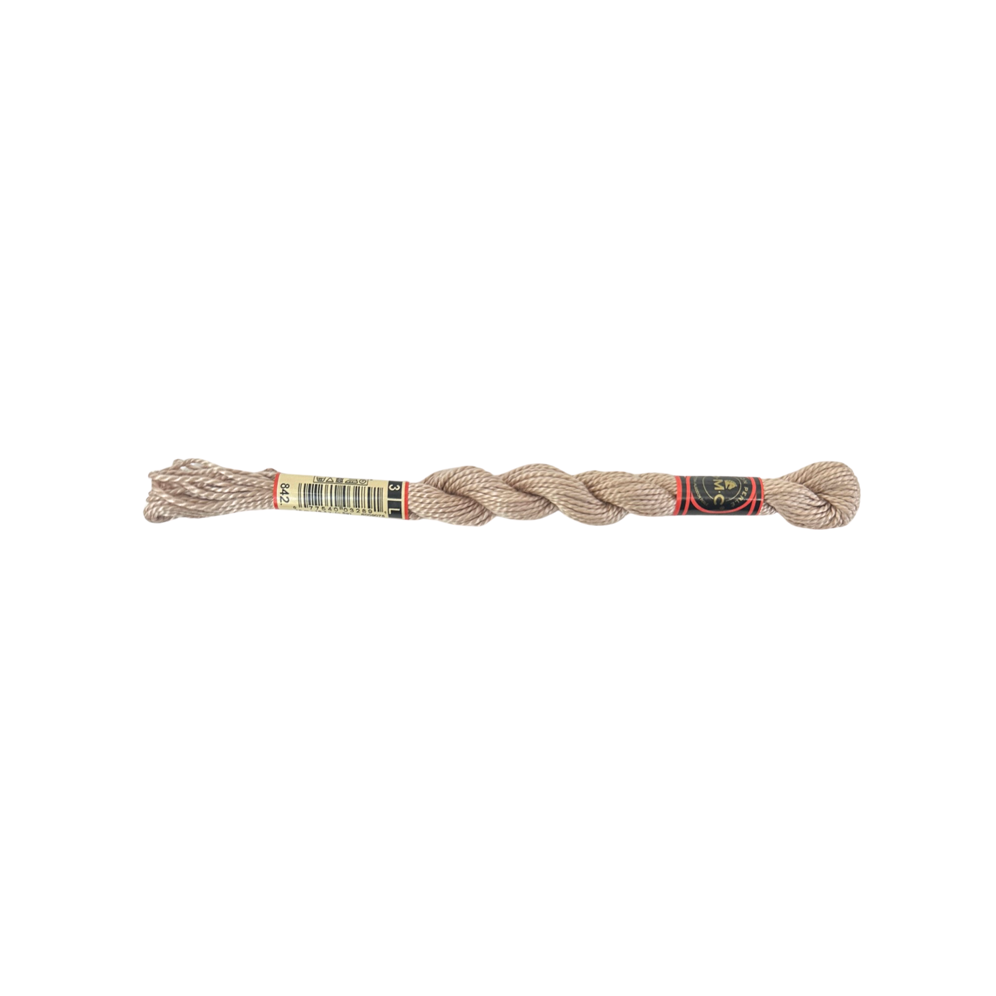 DMC 3 Pearl Cotton - Beige Rope #842