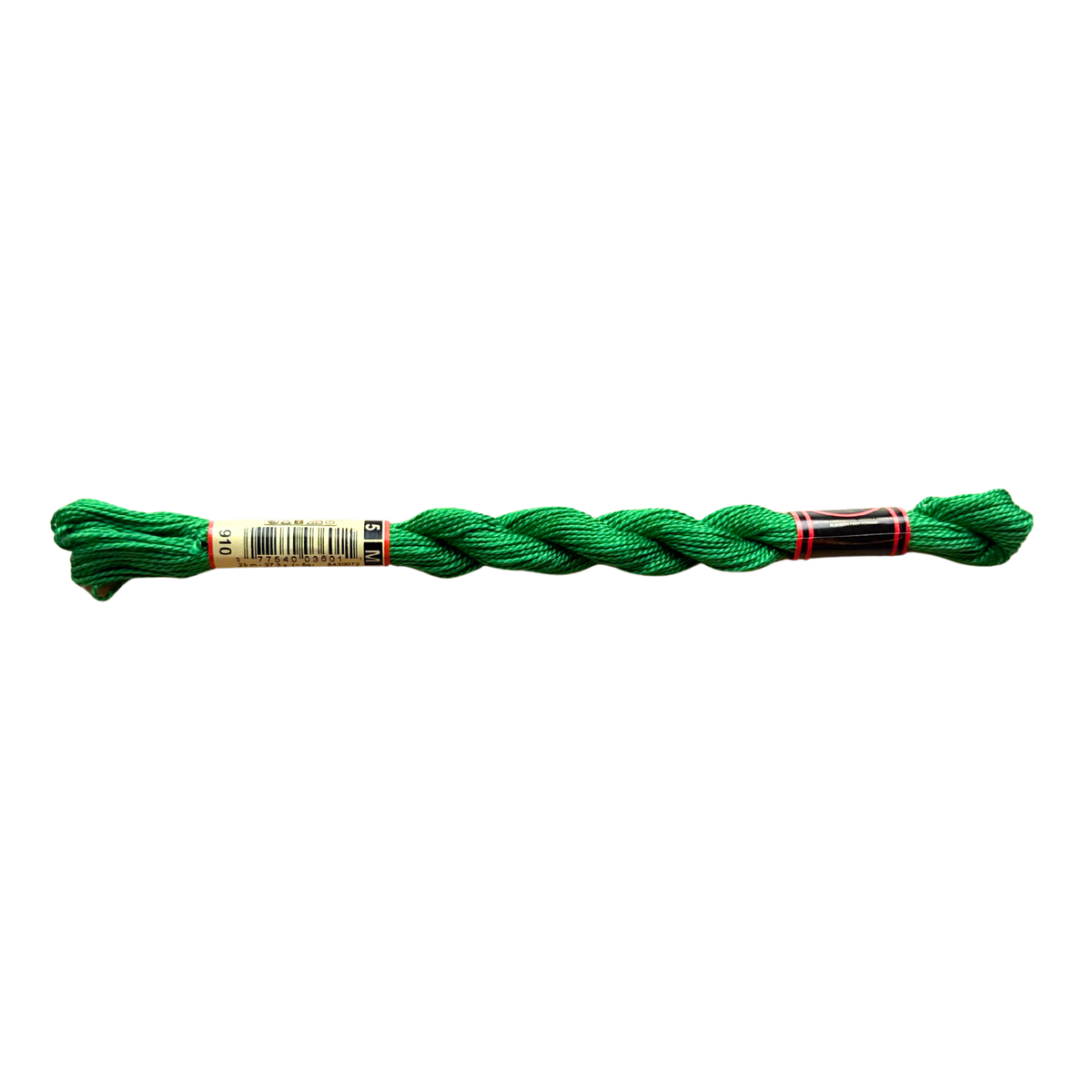 DMC 5 Pearl Cotton - English Green #910
