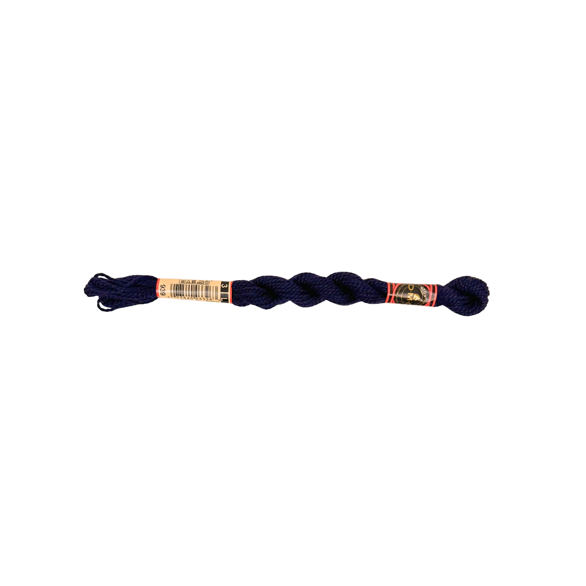 DMC 3 Pearl Cotton - Elderberry Blue #939