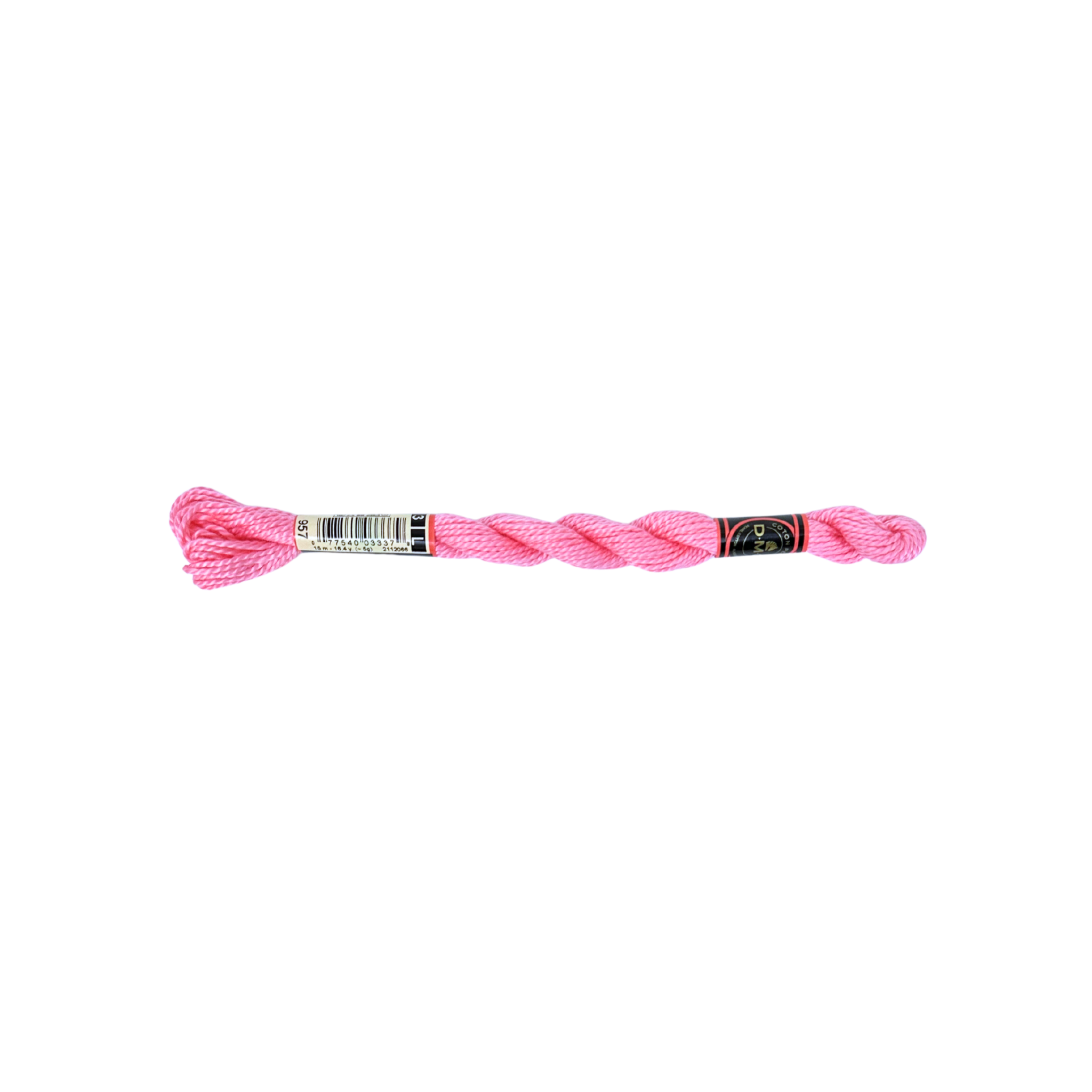 DMC 3 Pearl Cotton - Bubblegum Pink #957