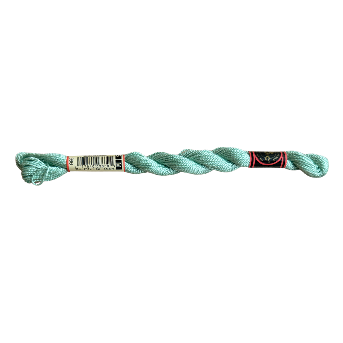 DMC 5 Pearl Cotton - Soft Green #966