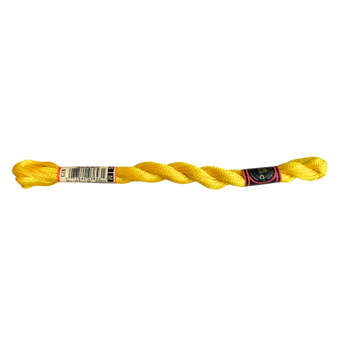 DMC 5 Pearl Cotton - Daffodil #973