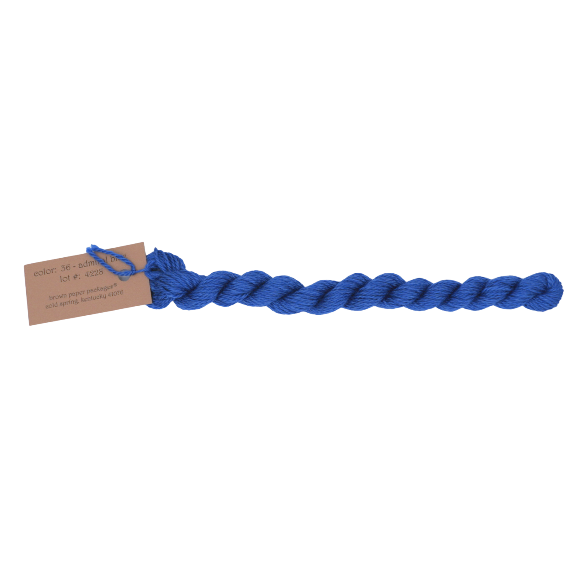 Silk & Ivory Thread - Admiral Blue