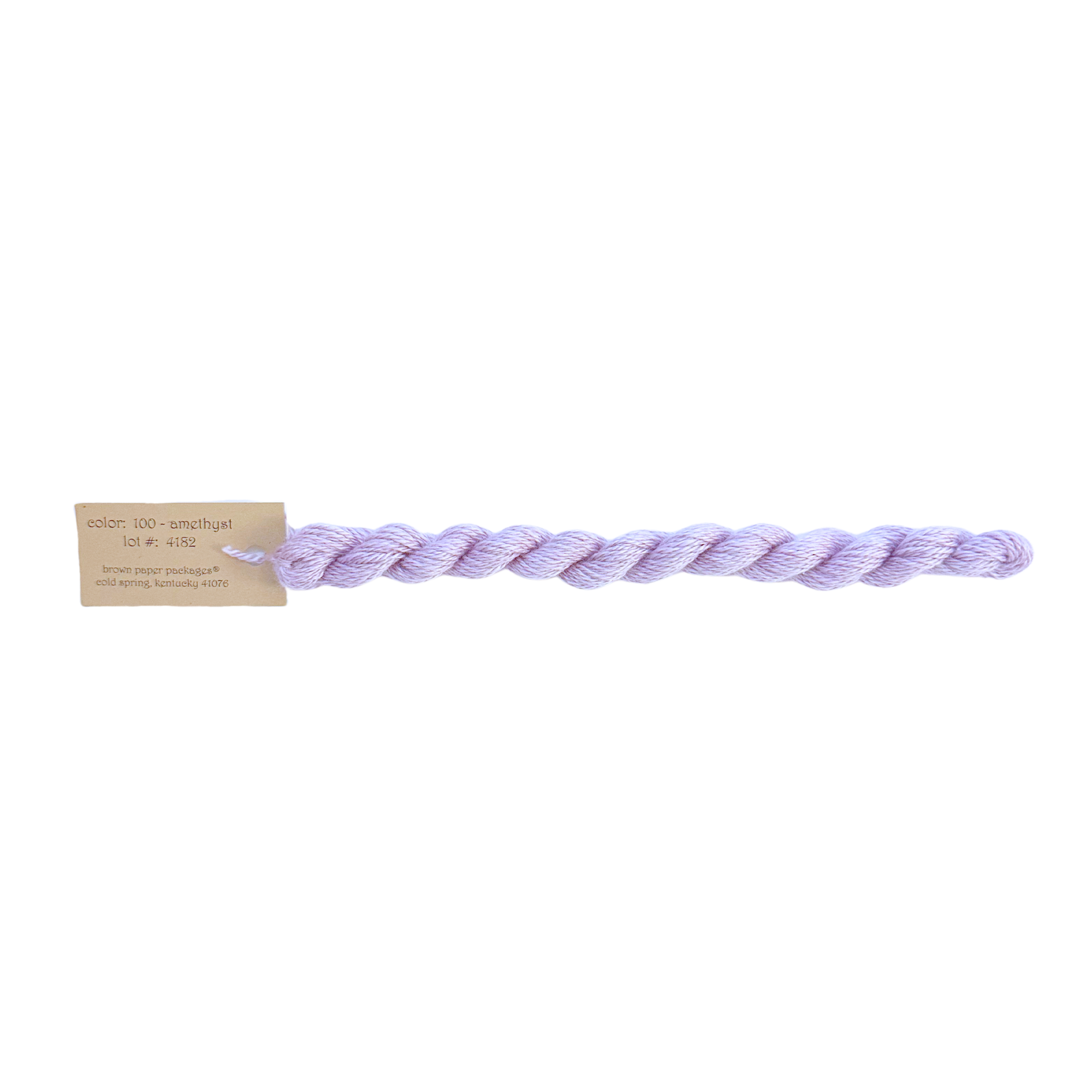 Silk & Ivory Thread - Amethyst