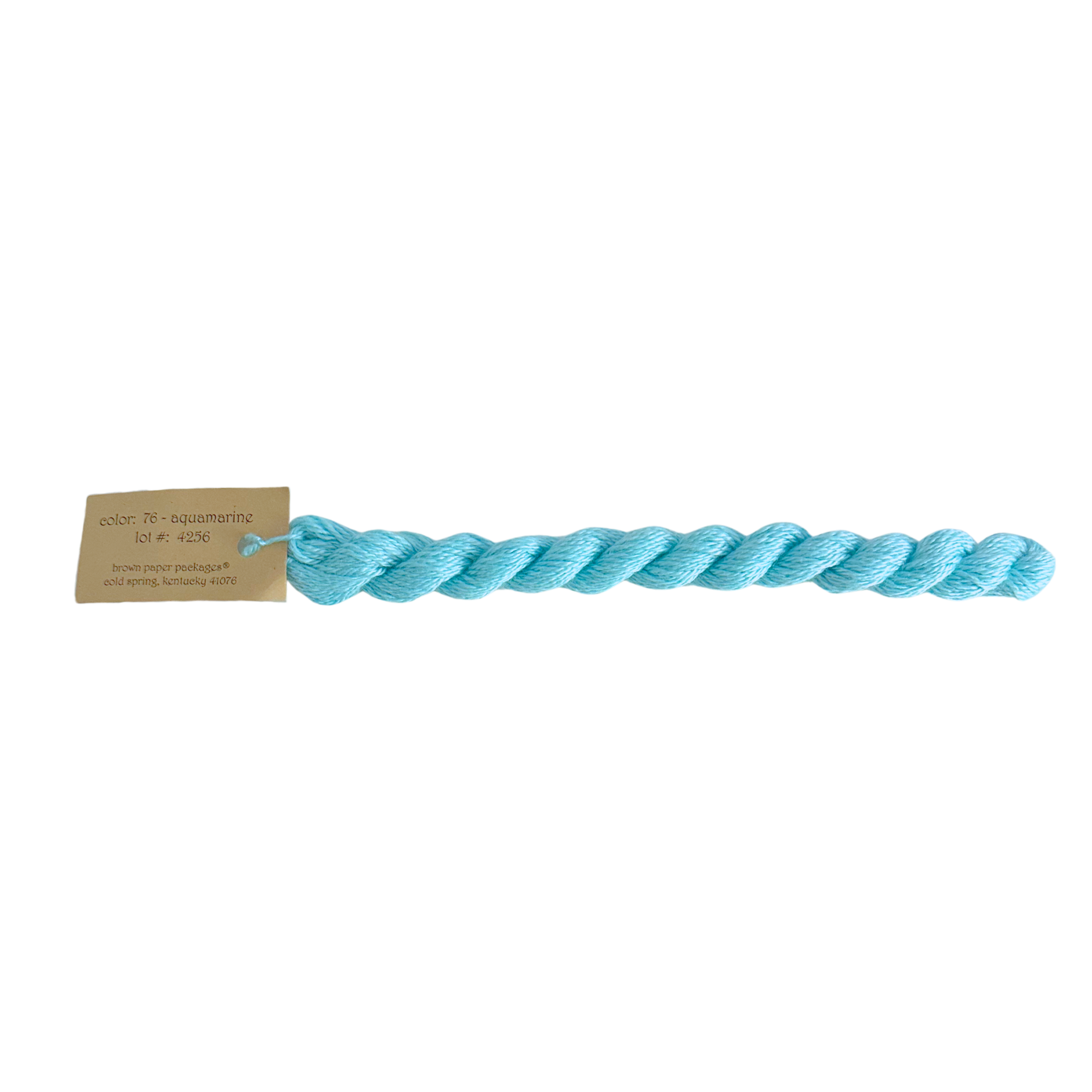 Silk & Ivory Thread - Aquamarine