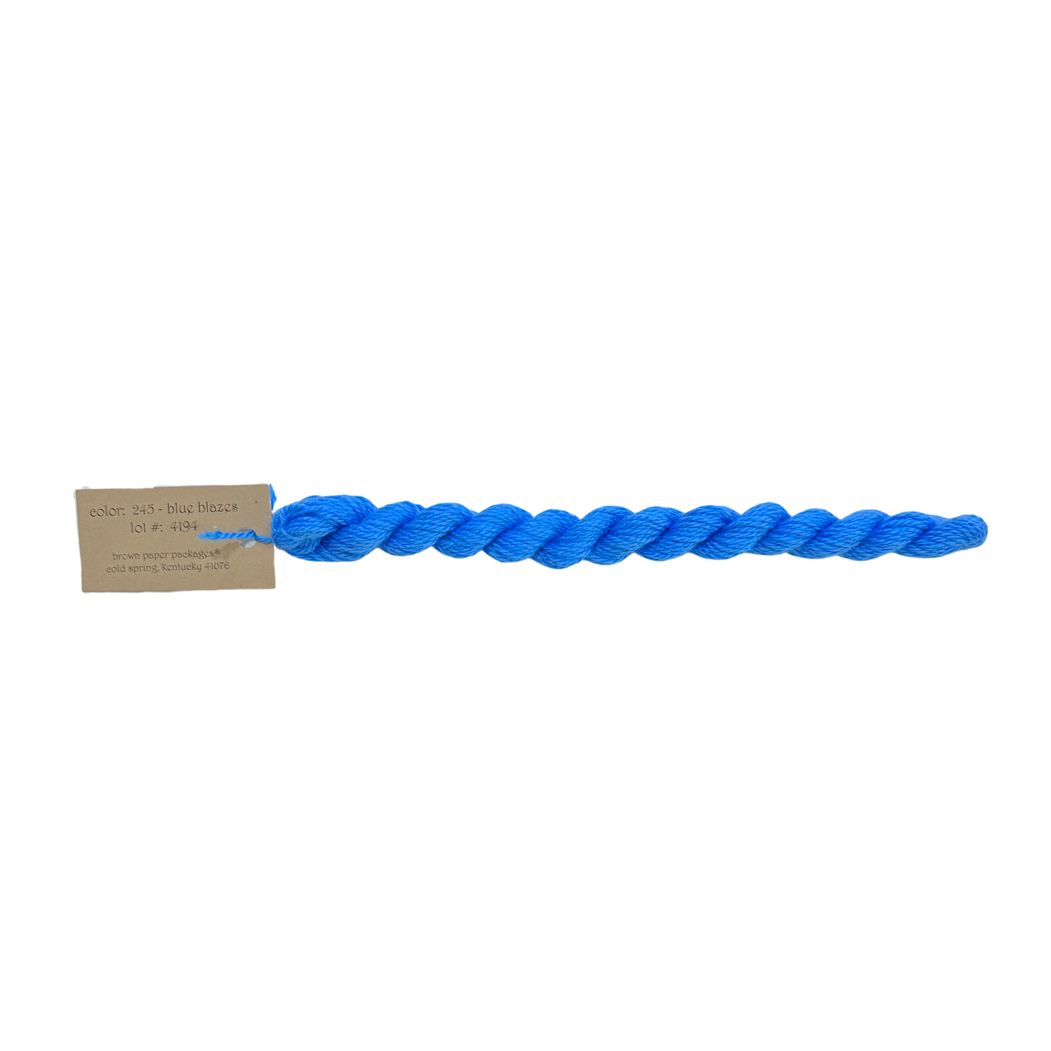 Silk & Ivory Thread - Blue Blazes