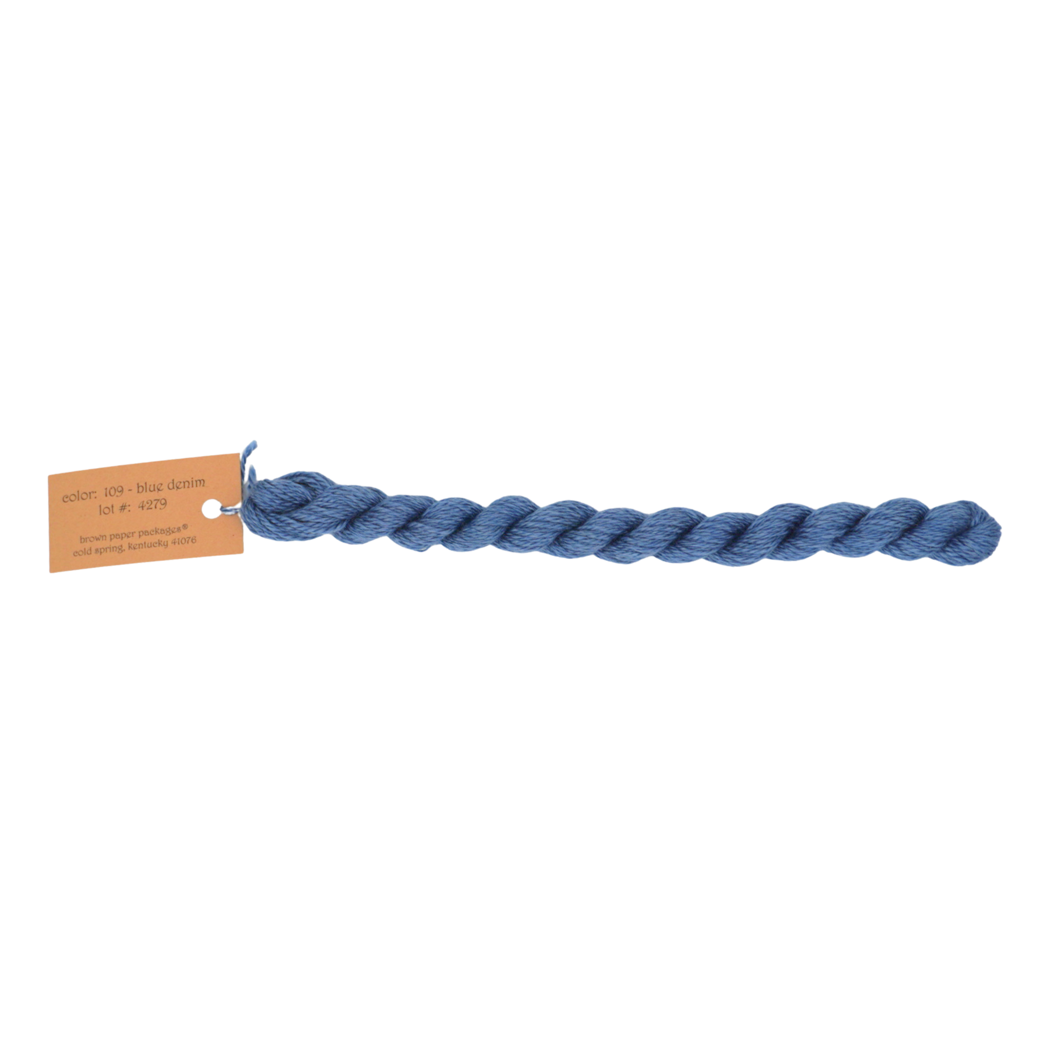 Silk & Ivory Thread - Blue Denim