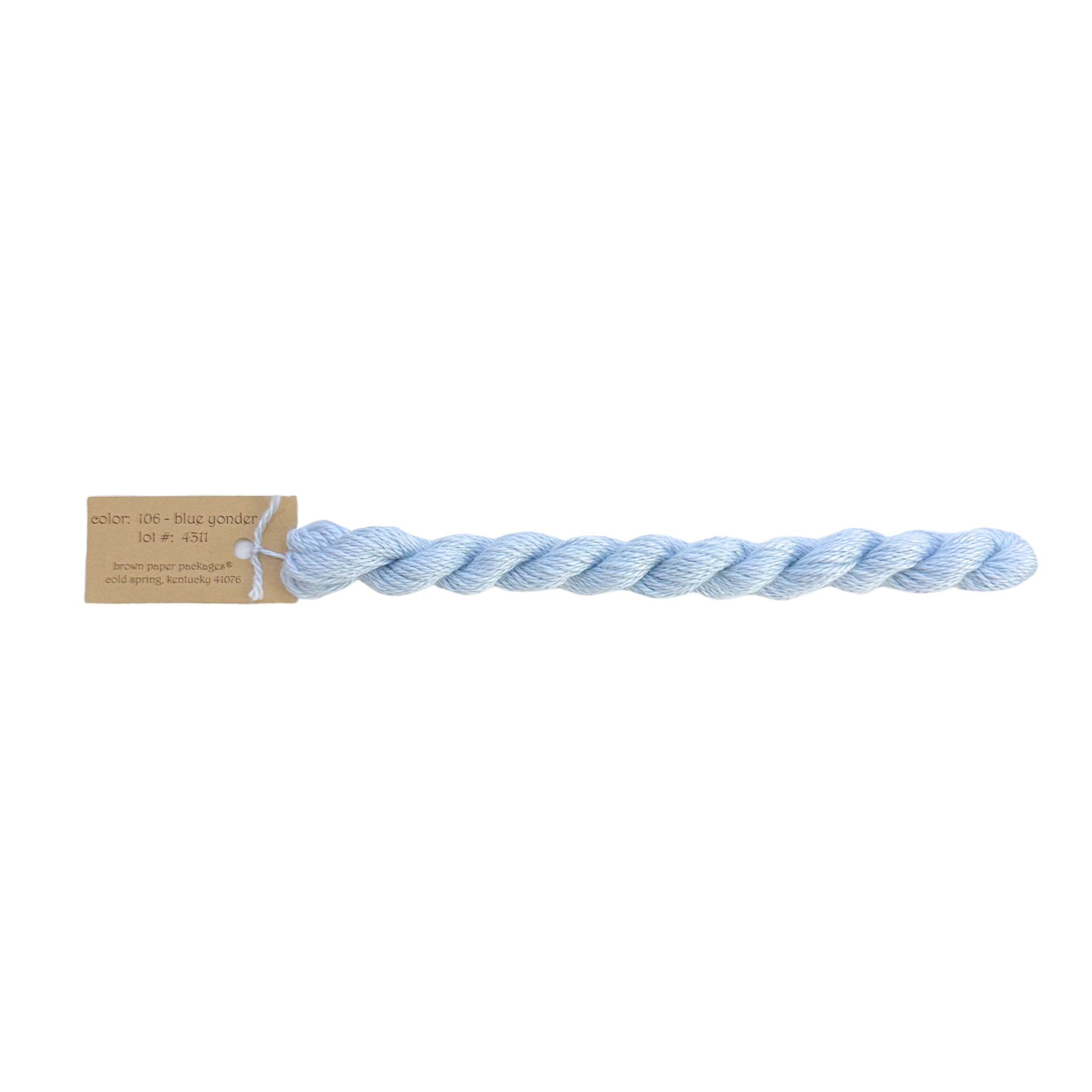 Silk & Ivory Thread - Blue Yonder