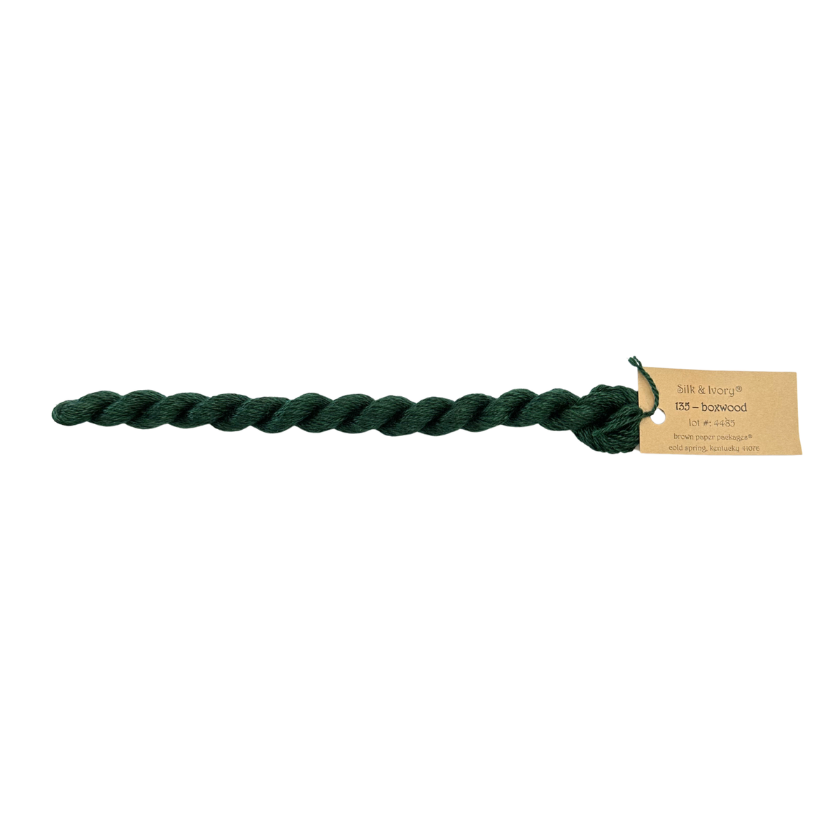 Silk & Ivory Thread - Boxwood